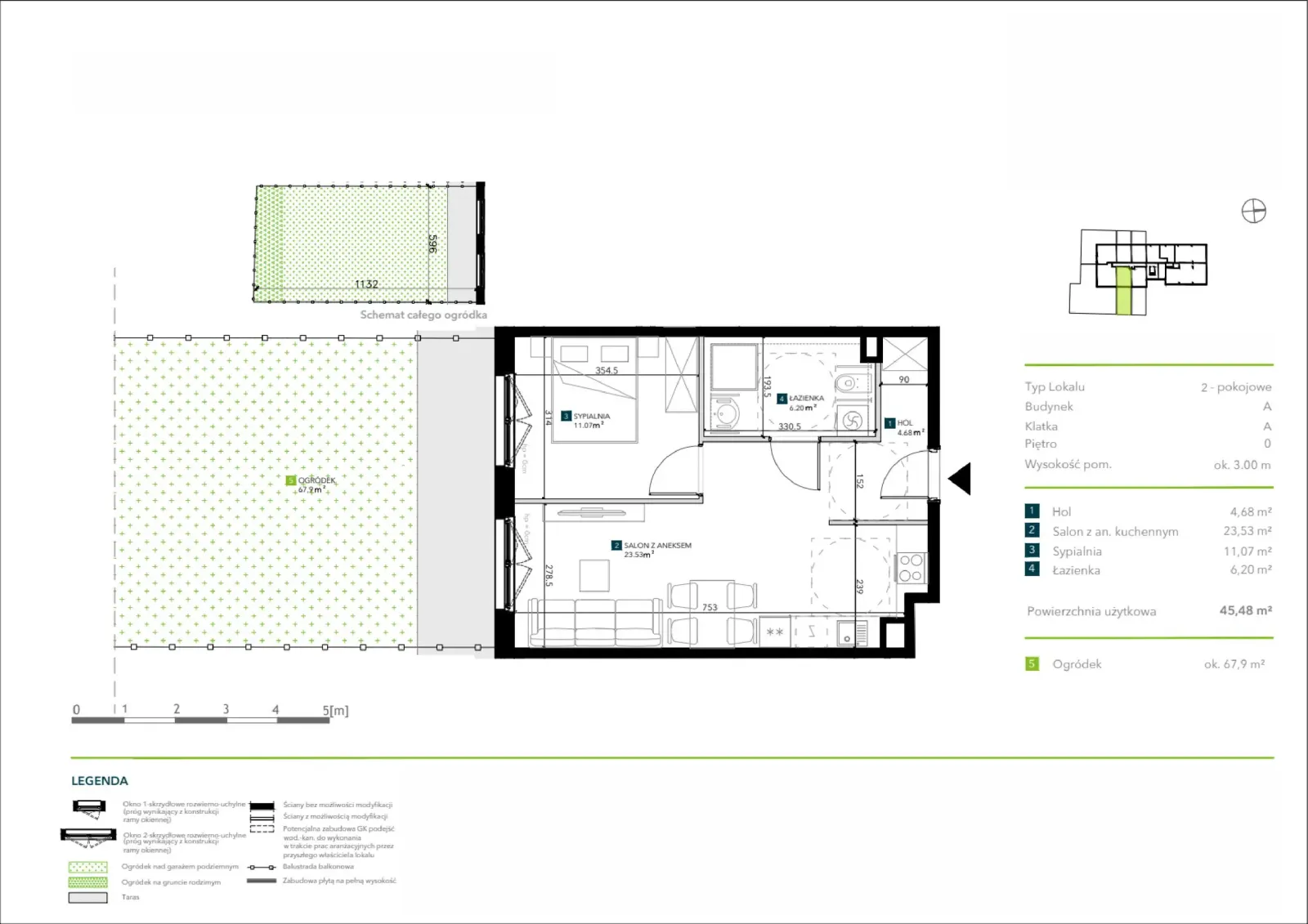 Floor plan: Apartment no. AA0002