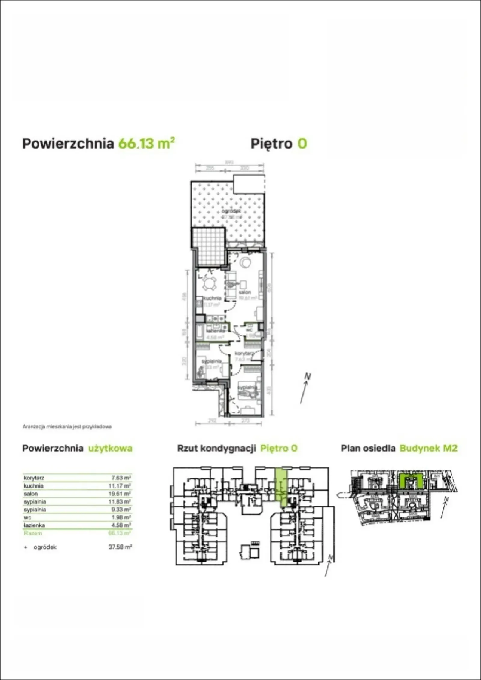 Floor plan: Apartment no. M2/3/0/09