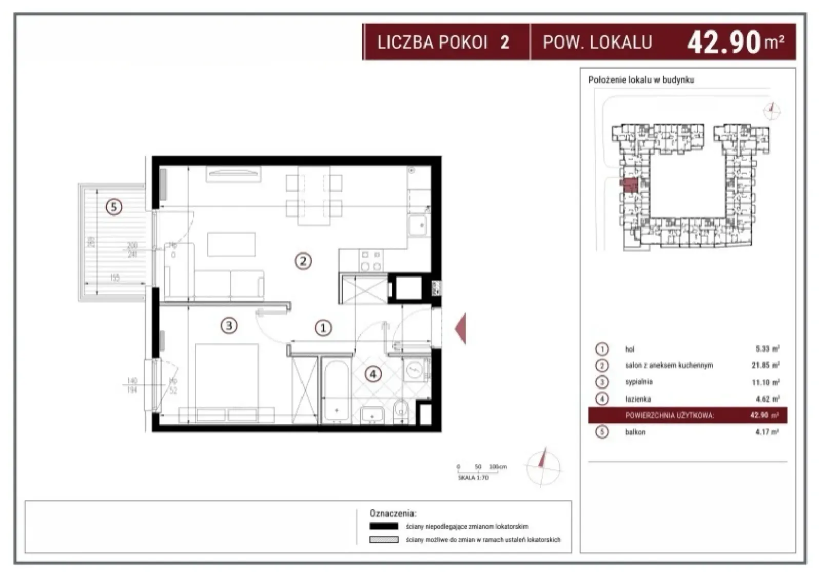 Floor plan: Apartment no. G/6/156