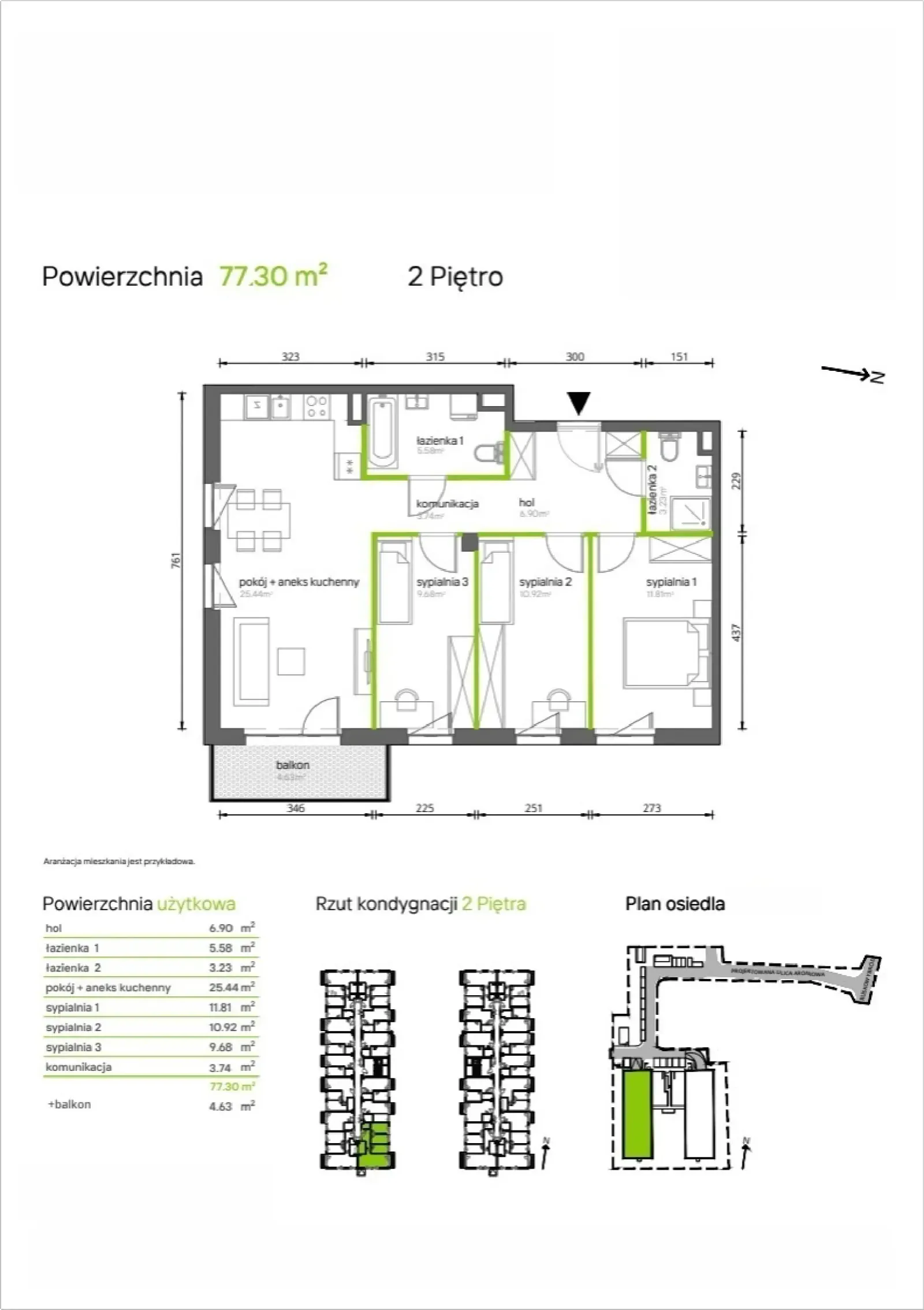 Rzut: Lokal 1.2.28, 4 pok.
