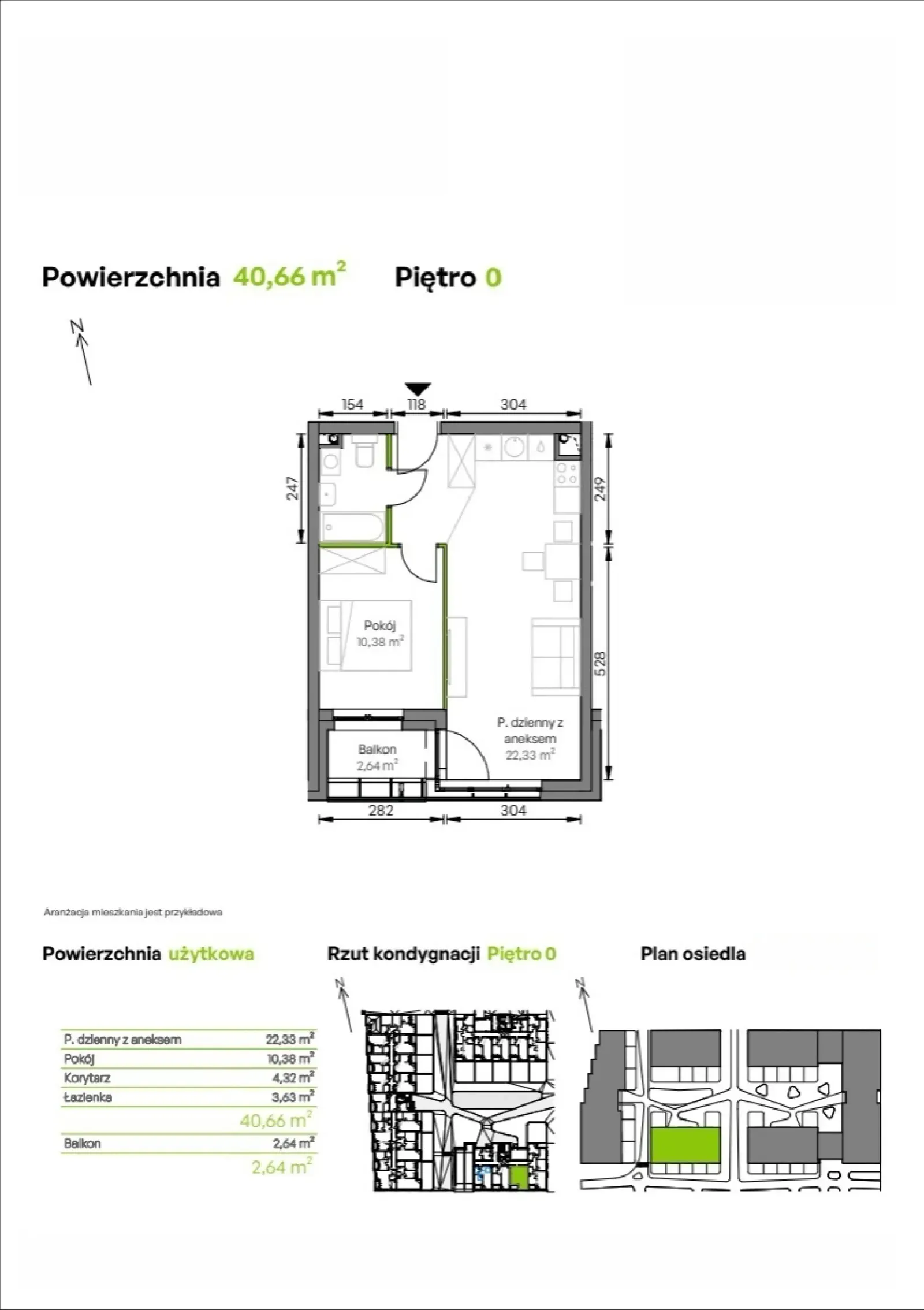 Rzut: Lokal C3/00/02, 2 pok.