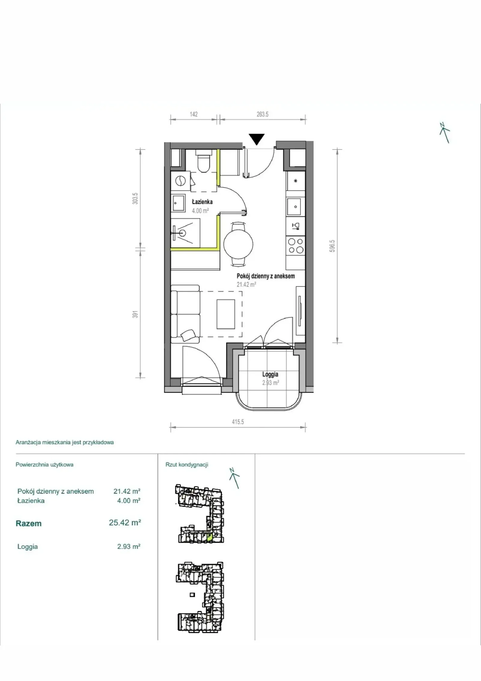 Floor plan: Apartment no. A/2/35