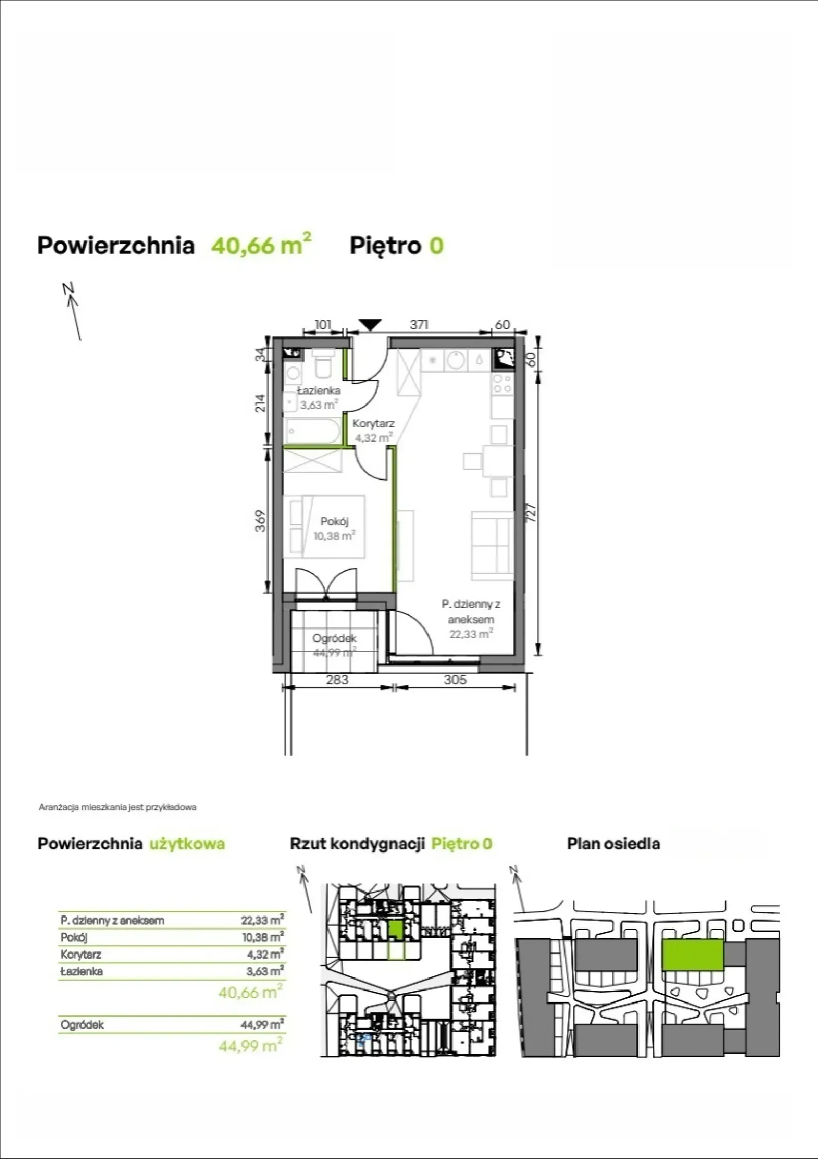 Rzut: Lokal D1/00/02, 2 pok.