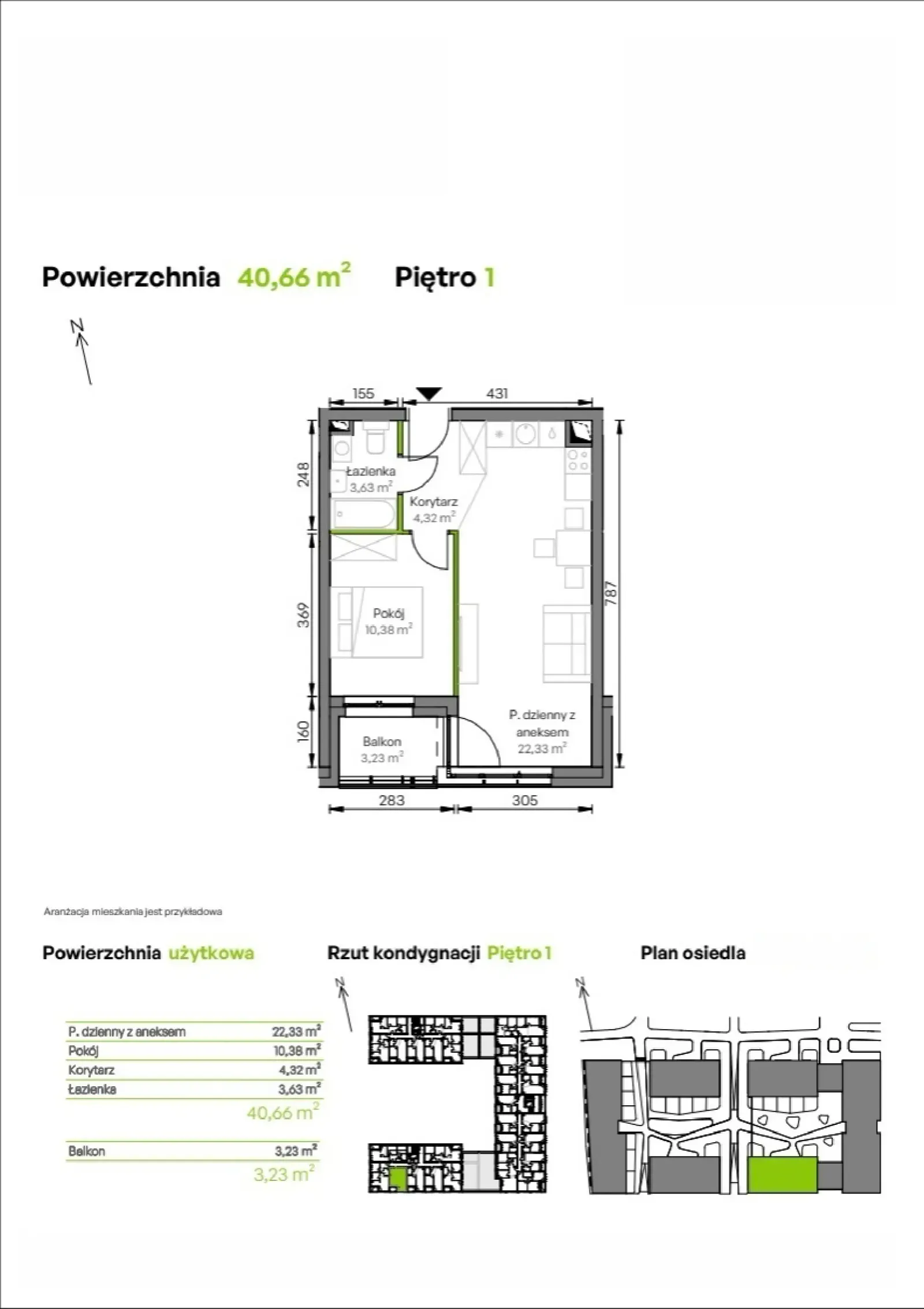 Rzut: Lokal D3/01/10, 2 pok.