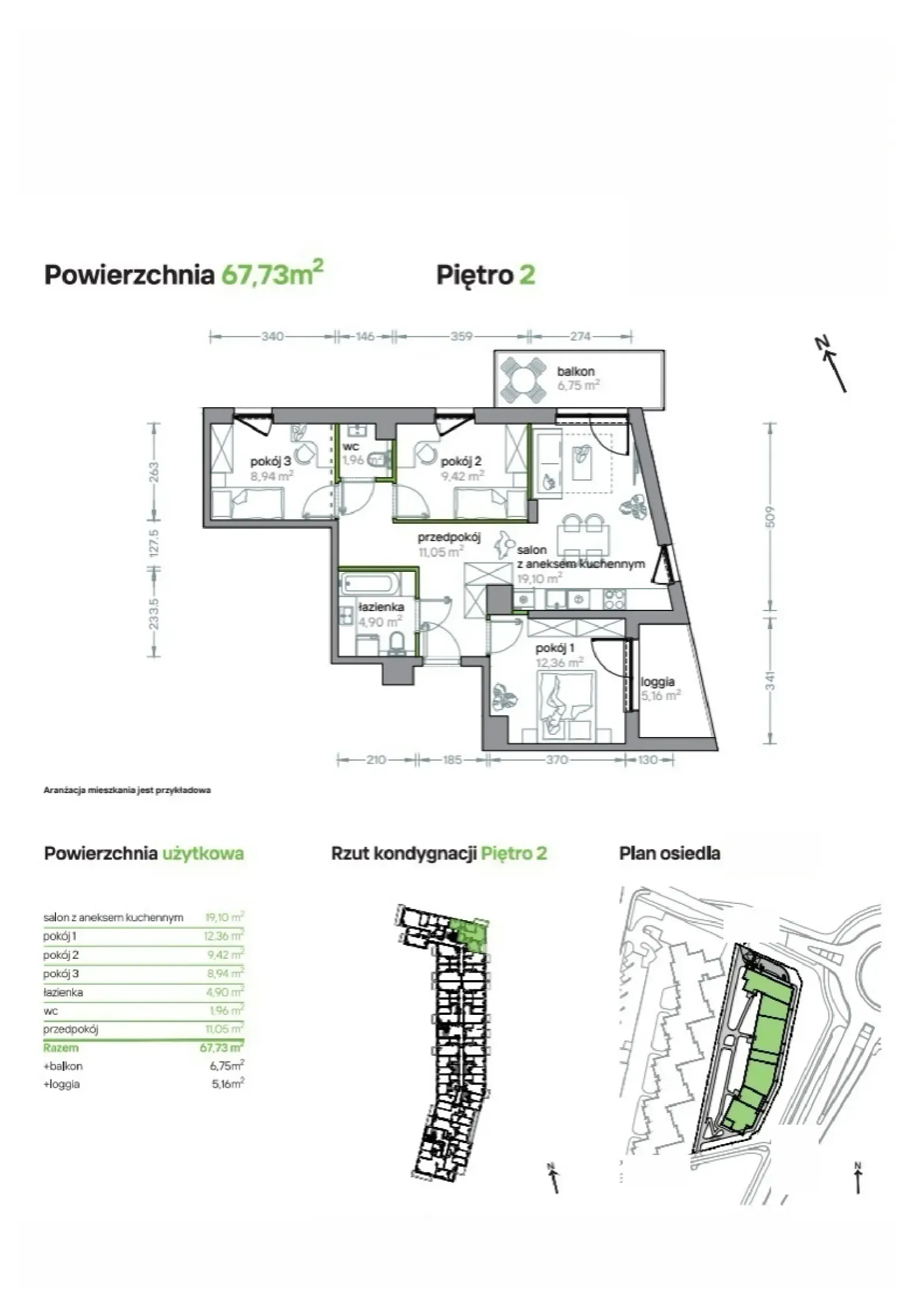 Rzut: Lokal A/KL1/2/02, 4 pok.