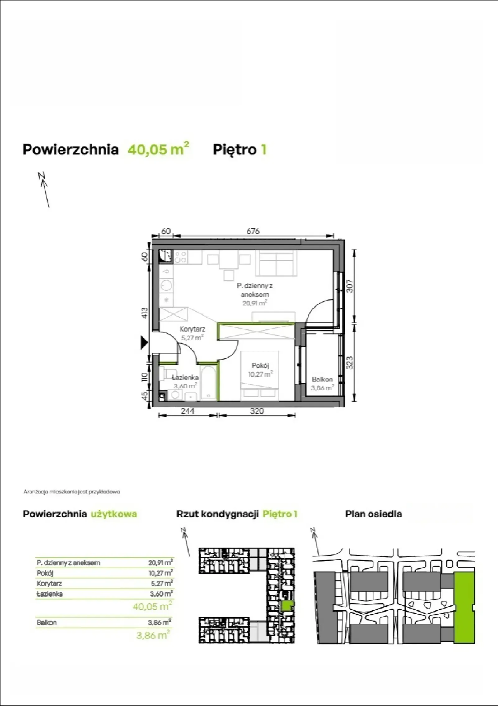 Rzut: Lokal D2/01/01, 2 pok.