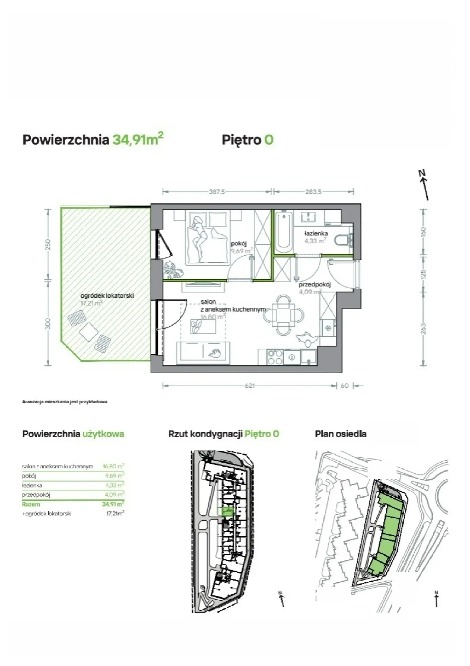Floor plan: Apartment no. A/KL2/0/01