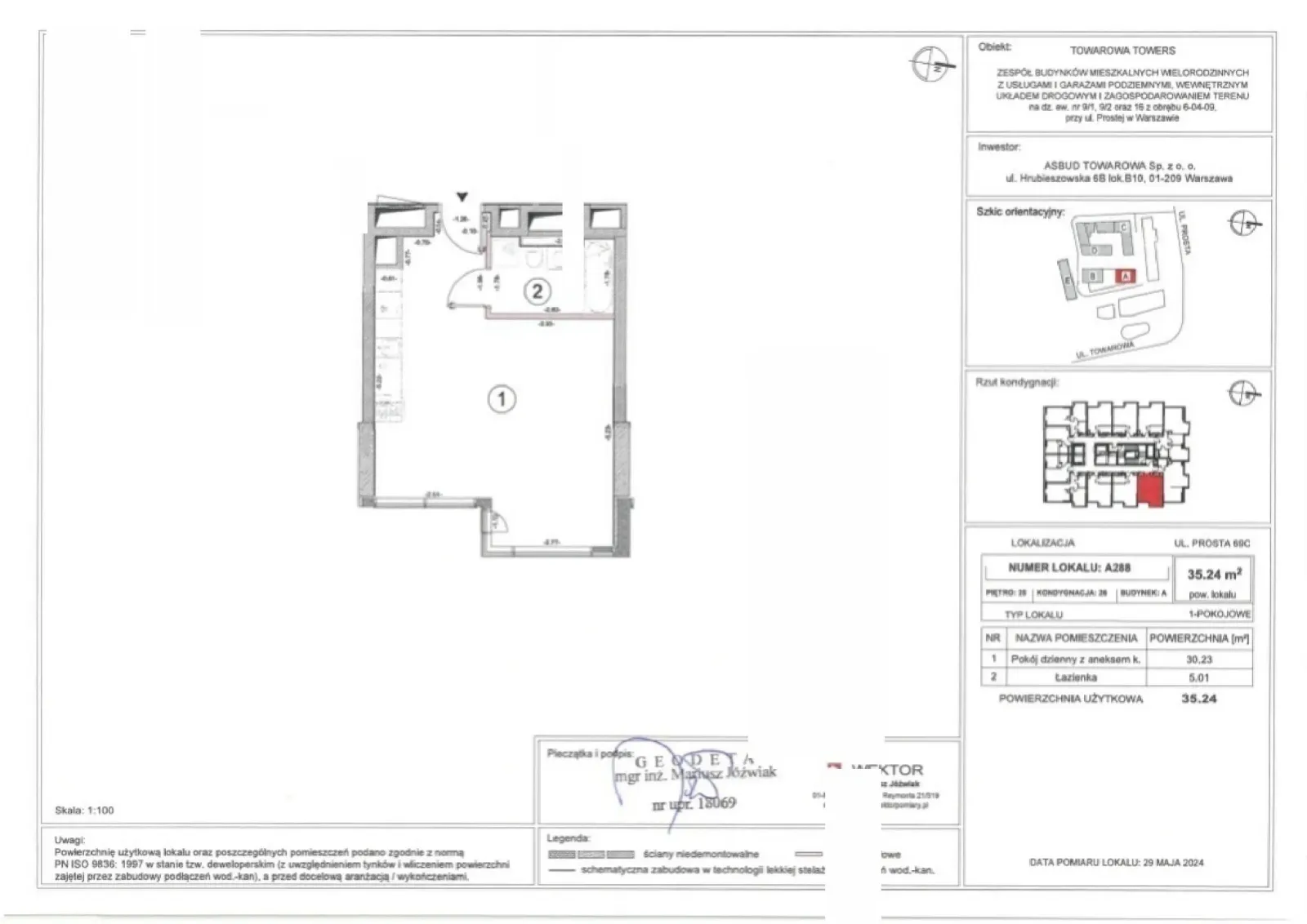 Floor plan: Apartment no. A.288