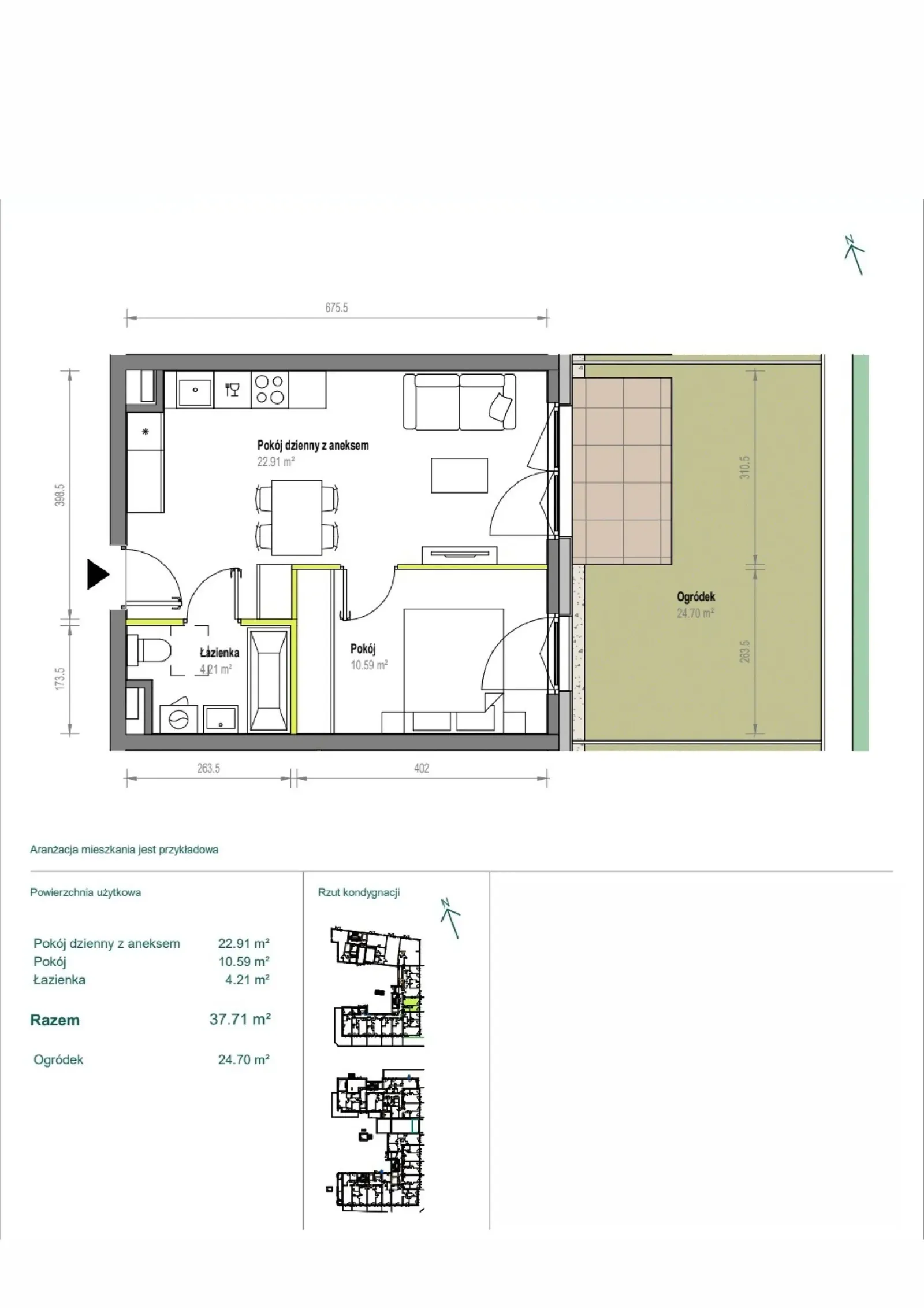 Floor plan: Apartment no. A/2/22