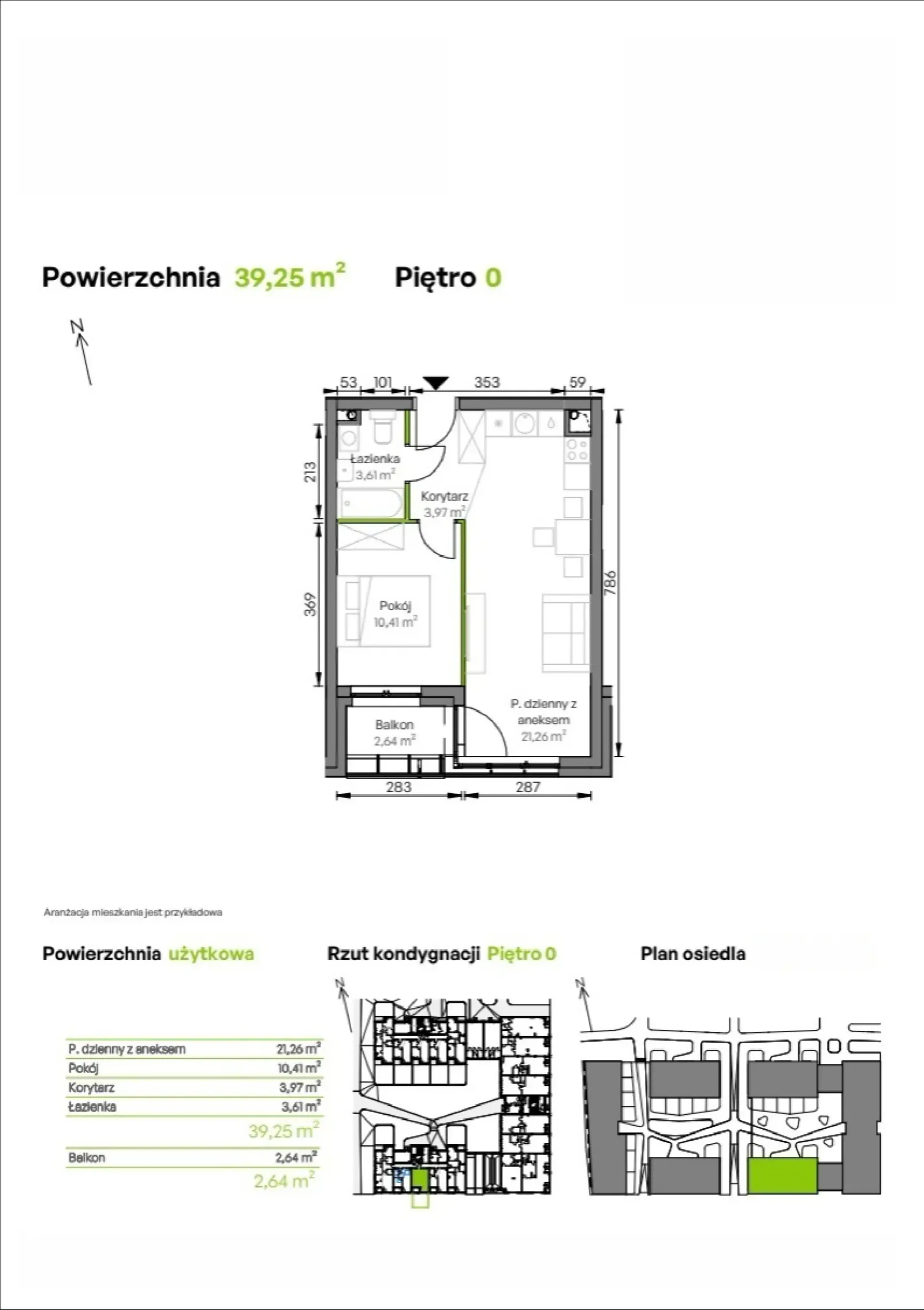 Rzut: Lokal D3/00/03, 2 pok.