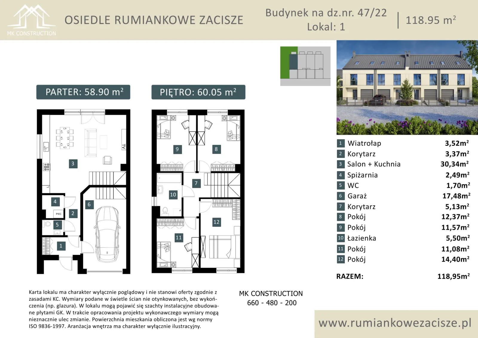 Rzut: Lokal 4.1, 5 pok.