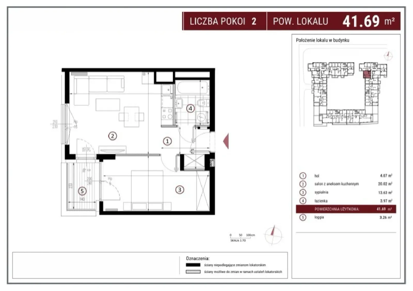 Floor plan: Apartment no. A/8/36