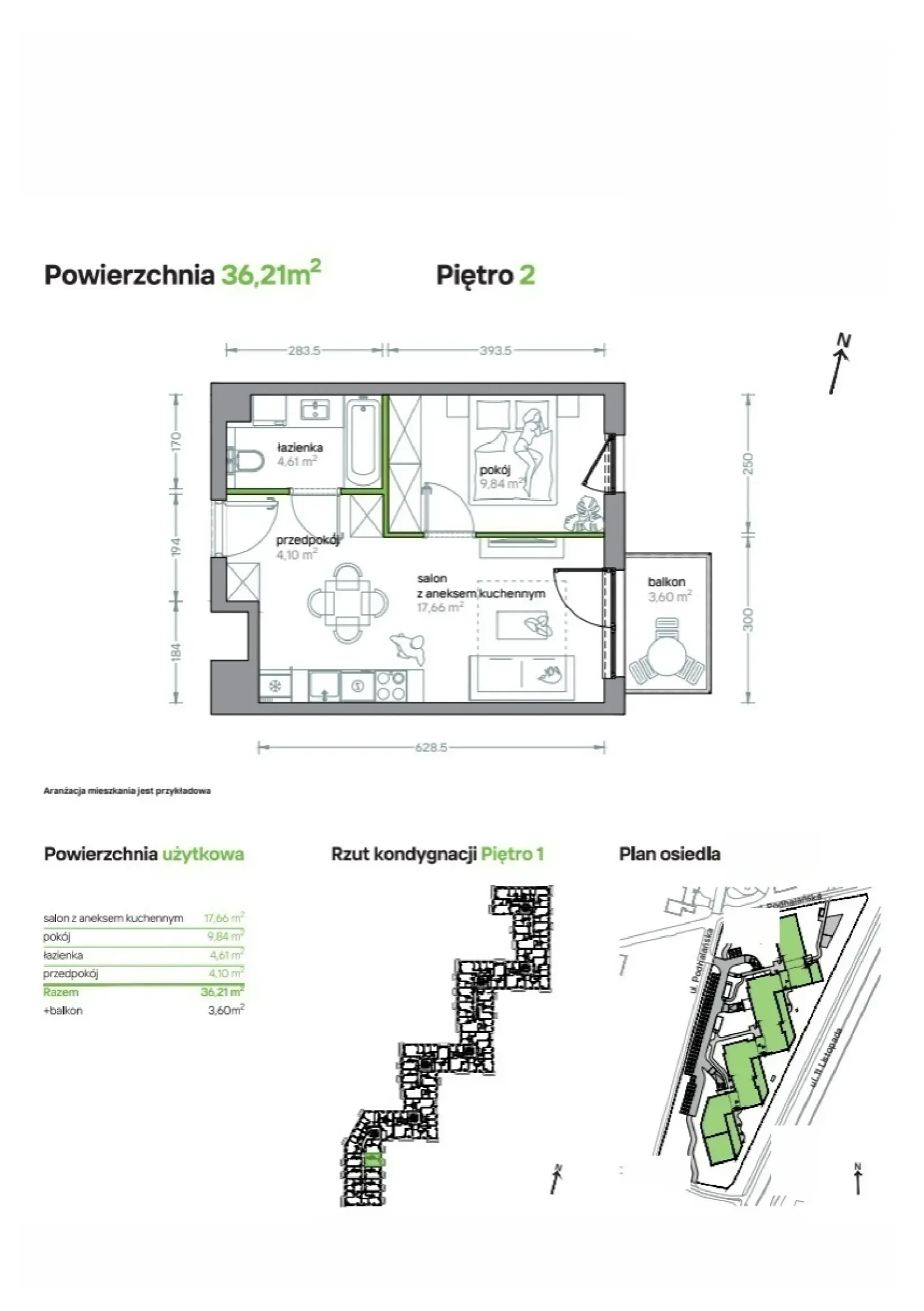 Floor plan: Apartment no. B/KL7/2/04