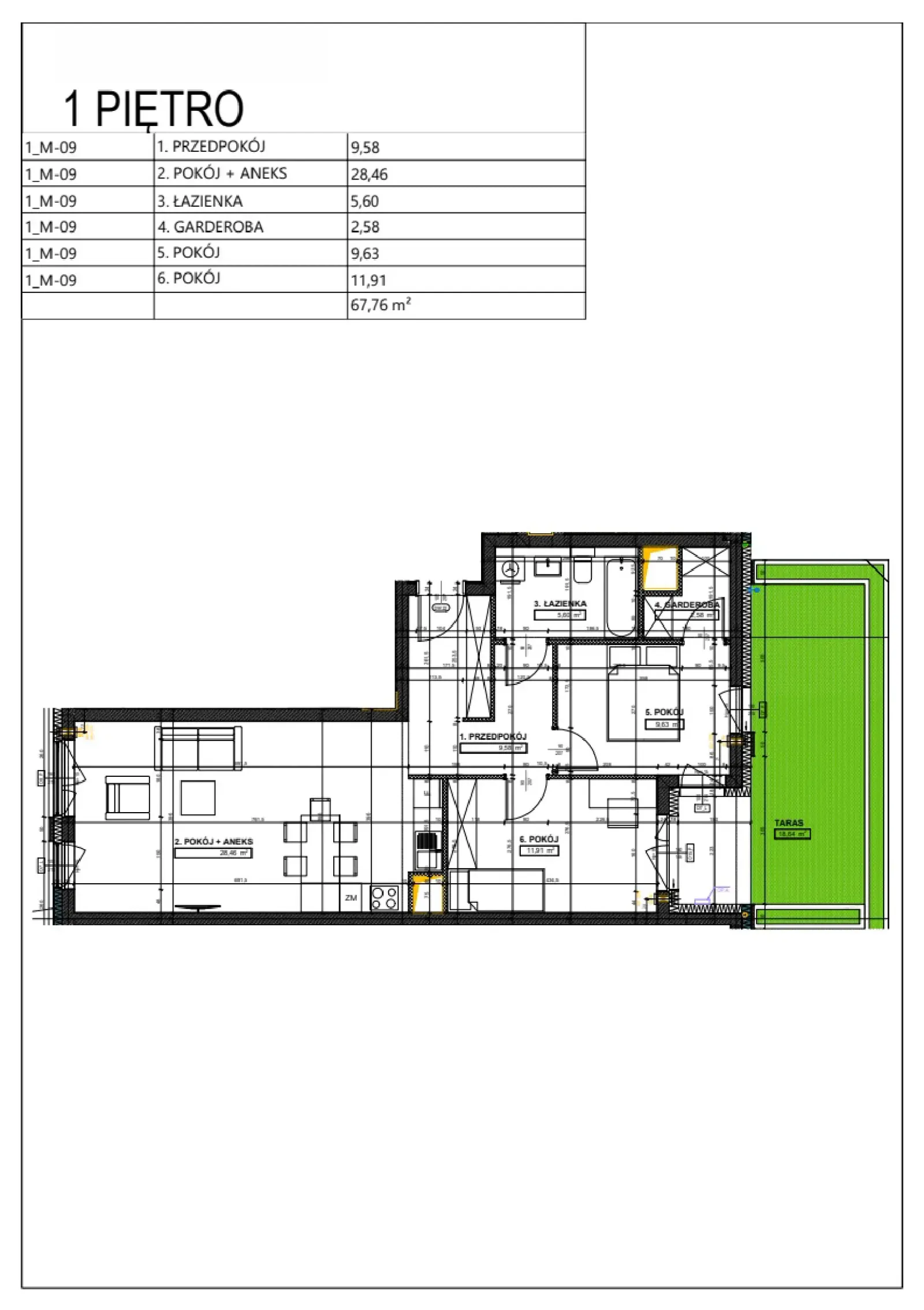 Floor plan: Apartment no. A9