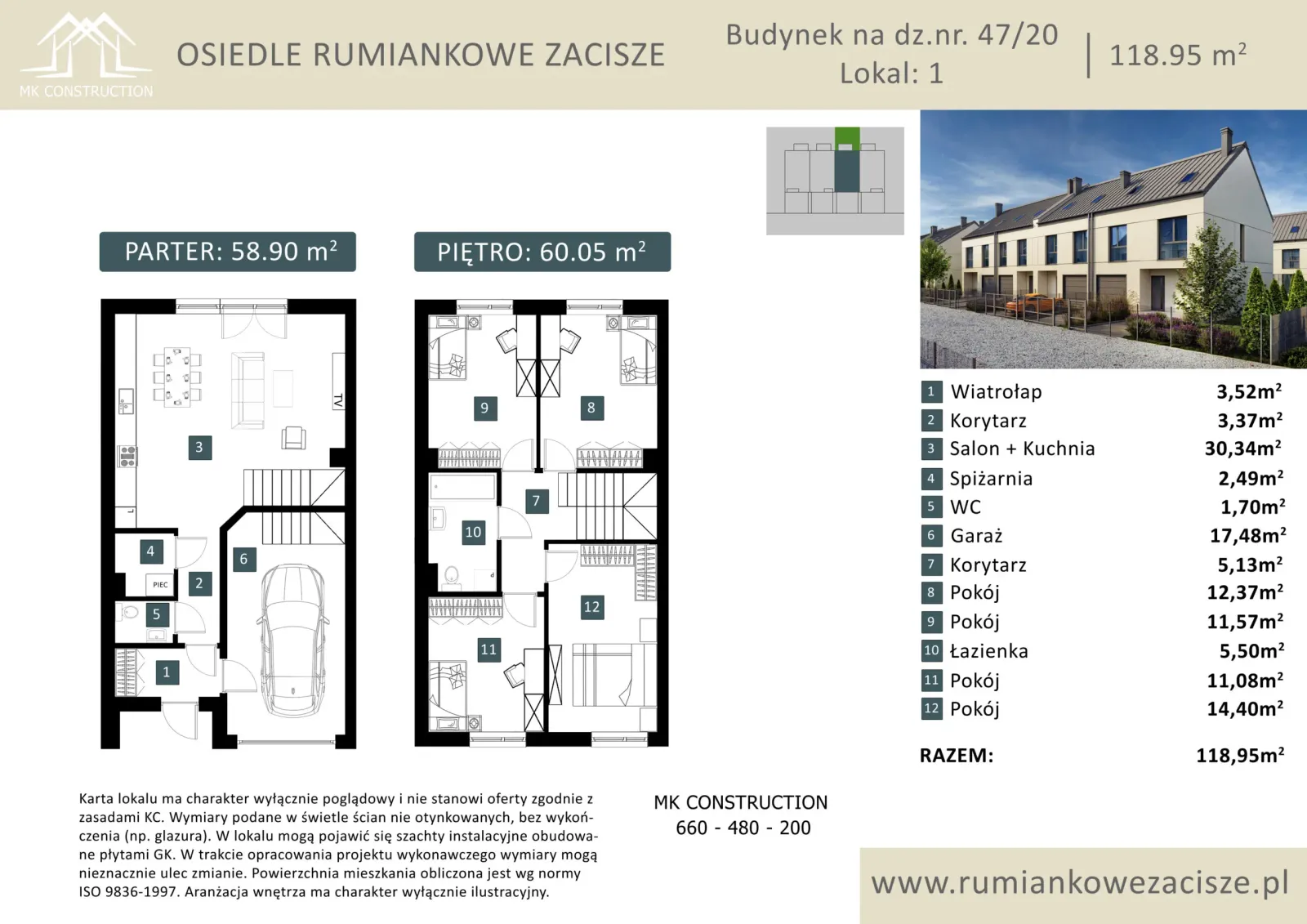 Rzut: Lokal 5.3, 5 pok.