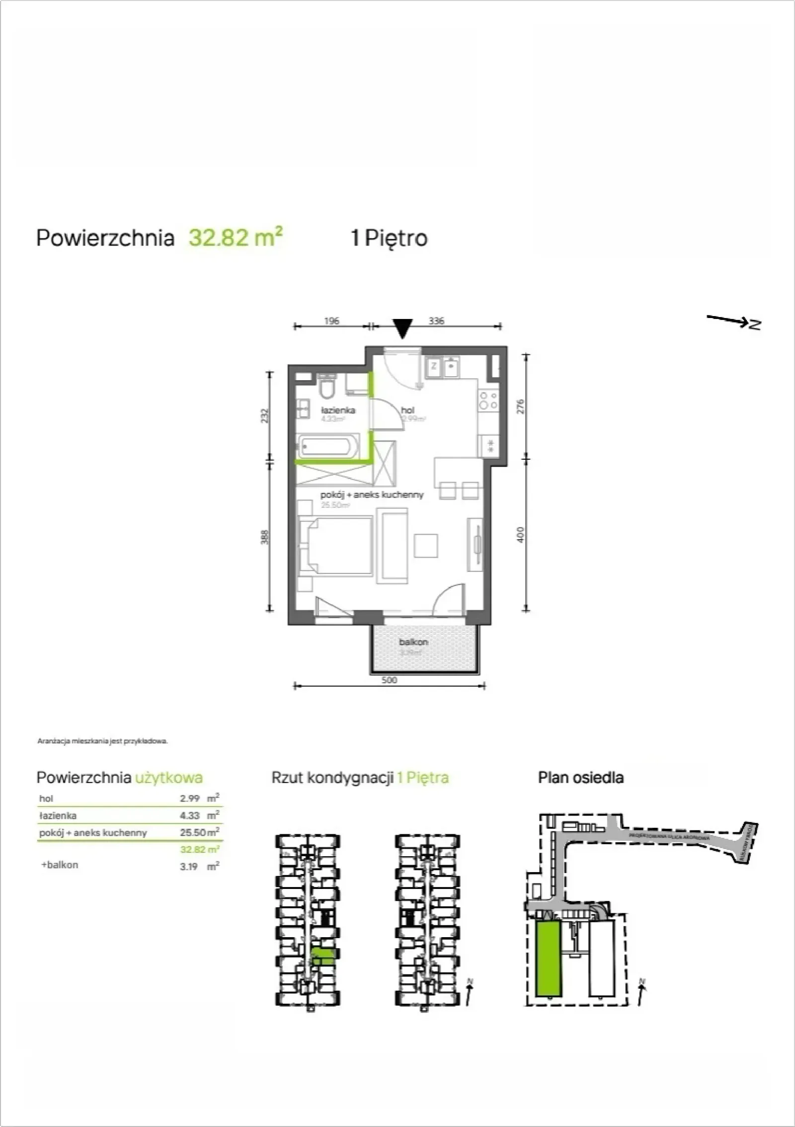 Floor plan: Apartment no. 1.1.14