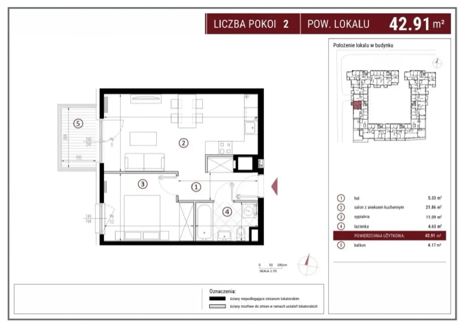 Floor plan: Apartment no. G/7/159