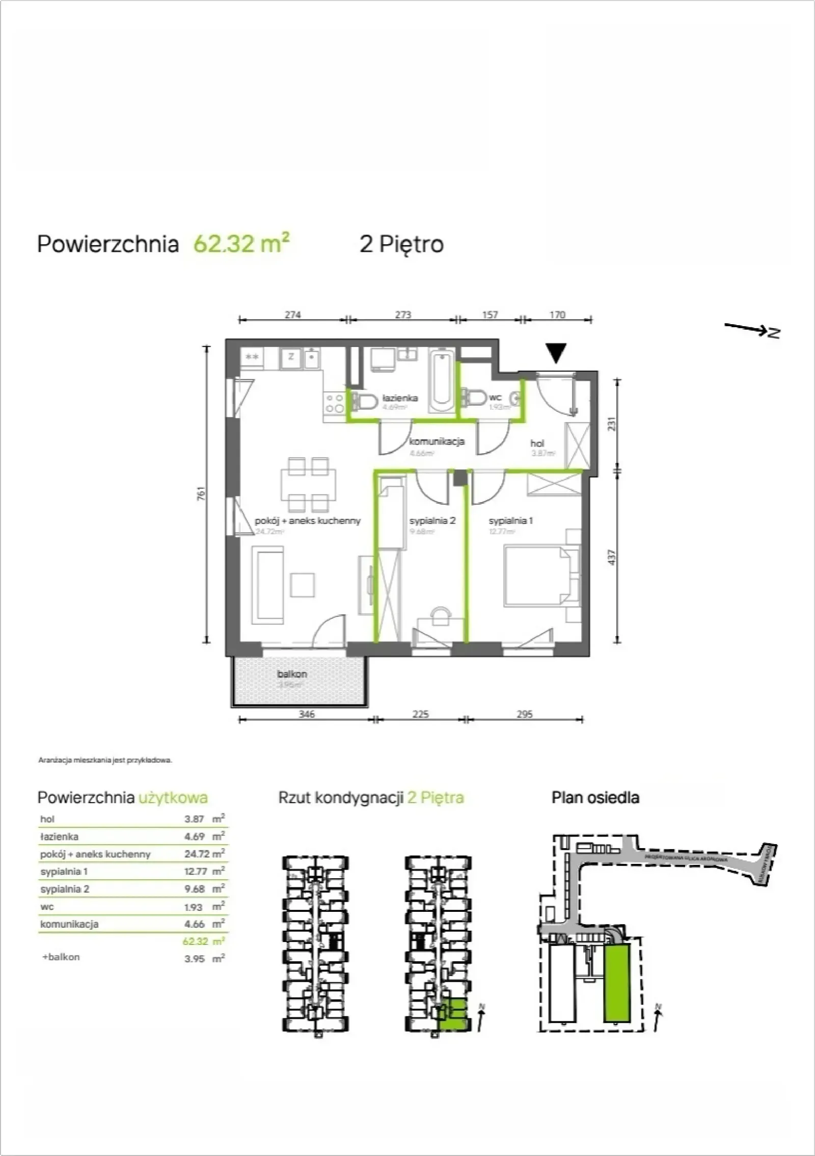 Rzut: Lokal 2.2.35, 3 pok.