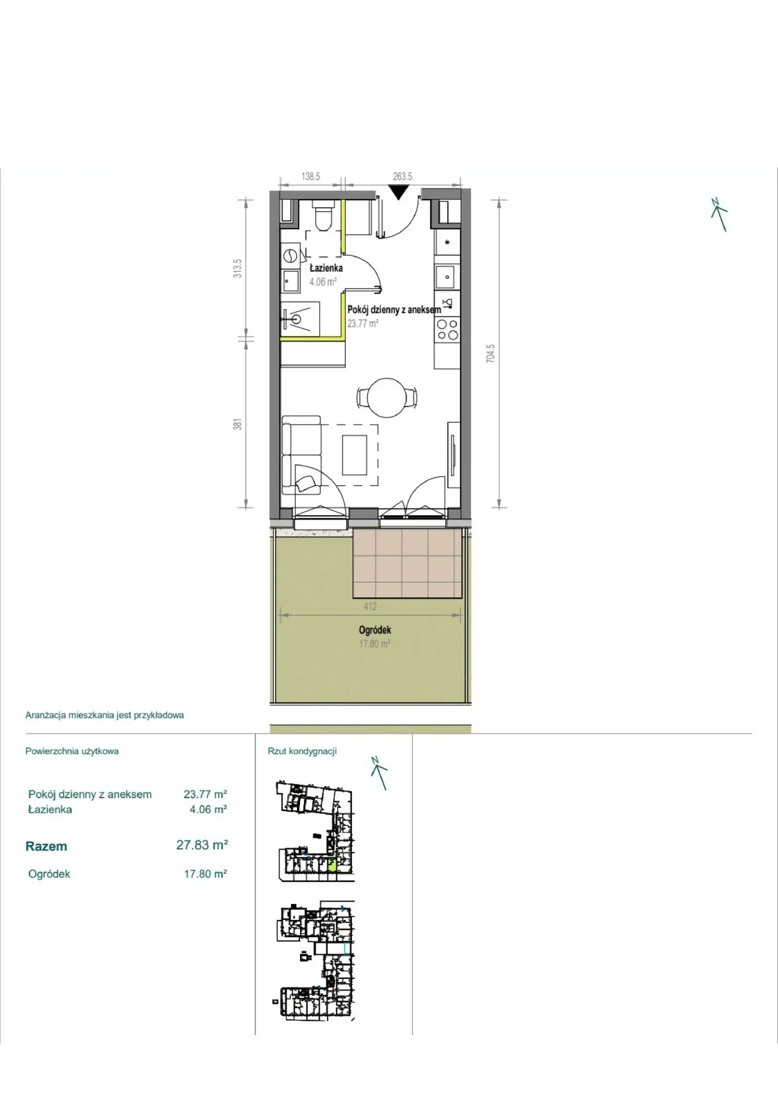 Floor plan: Apartment no. A/2/24