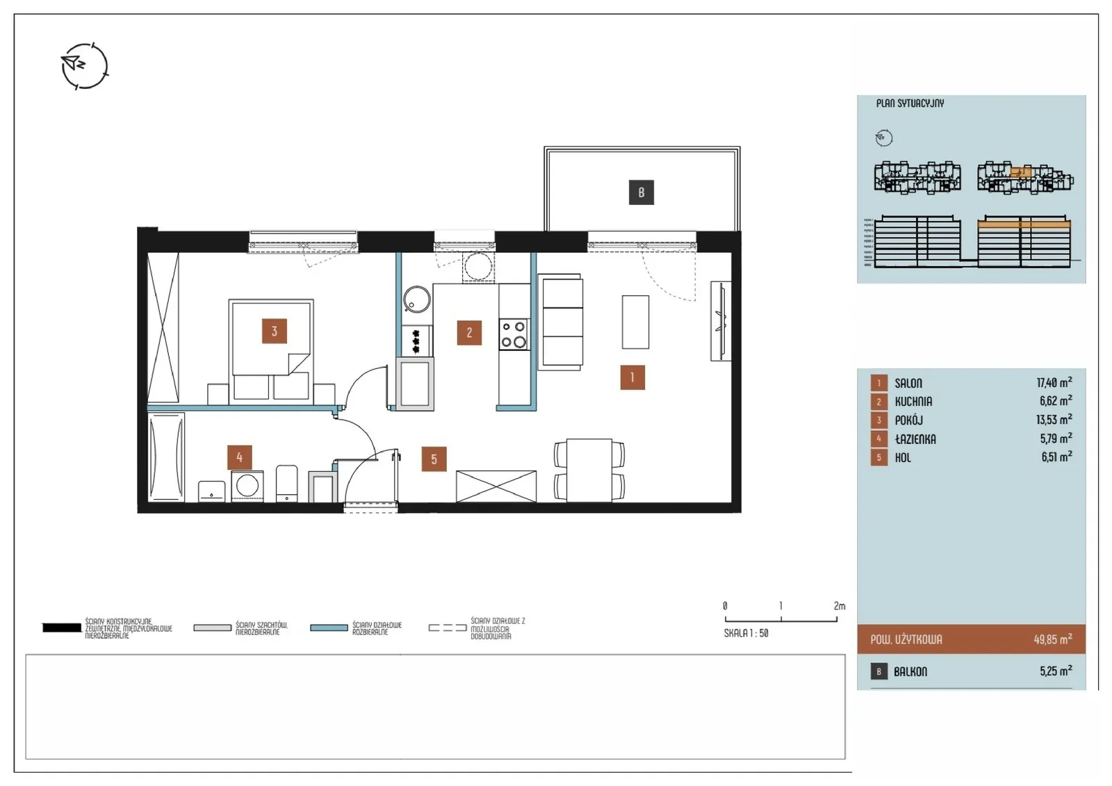 Floor plan: Apartment no. B9/112