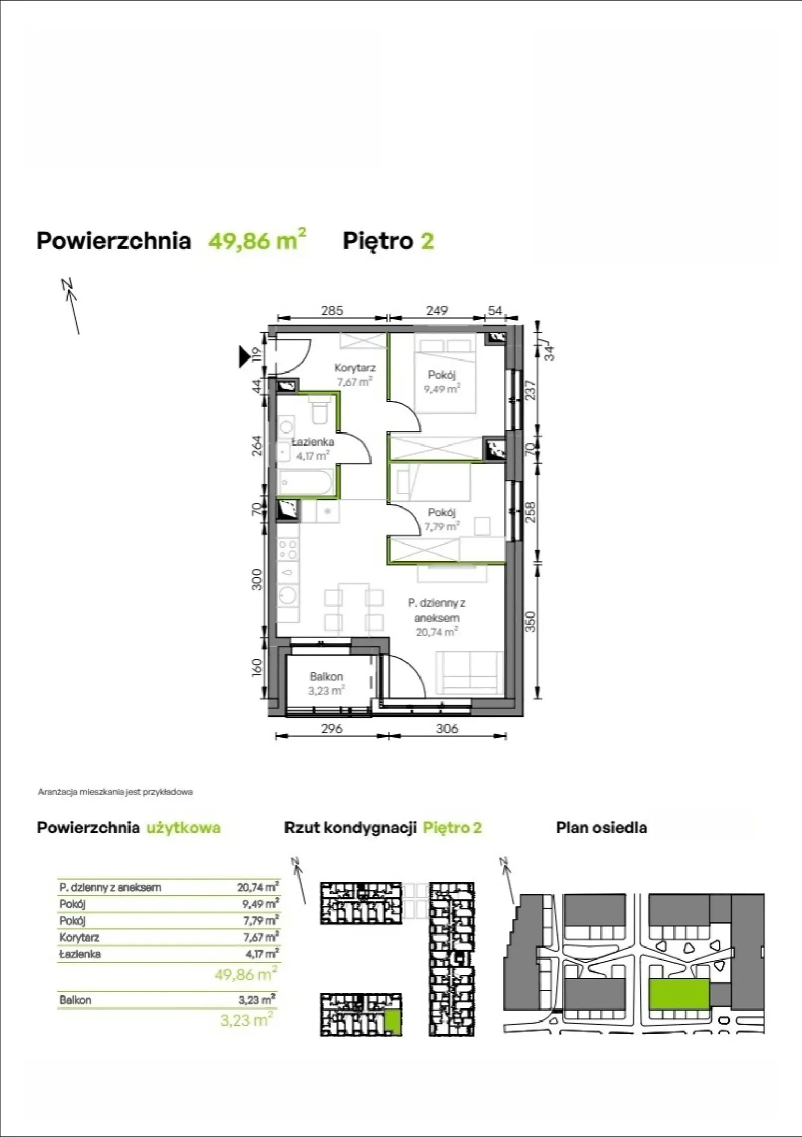 Rzut: Lokal B3/02/14, 3 pok.