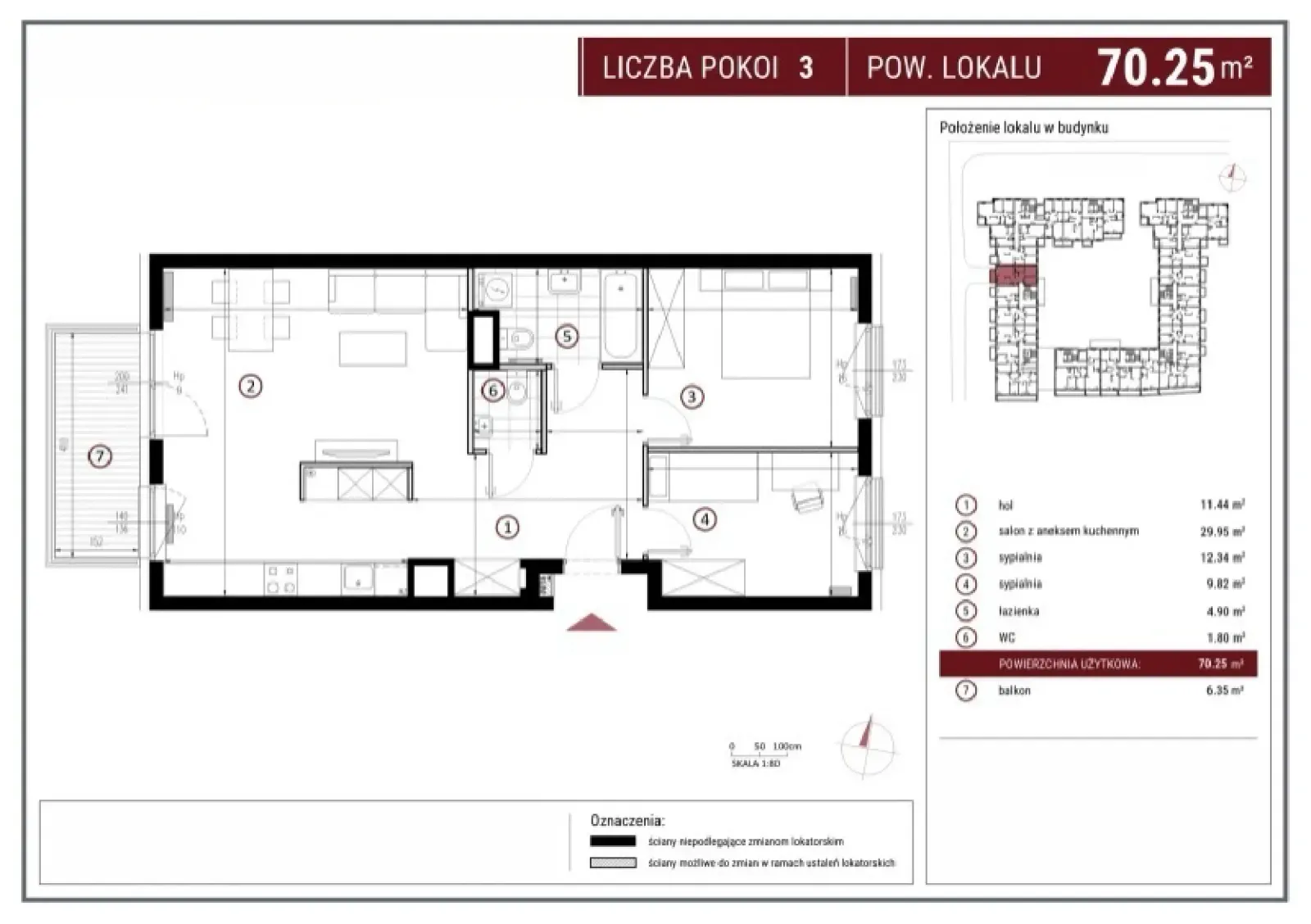 Floor plan: Apartment no. G/2/143