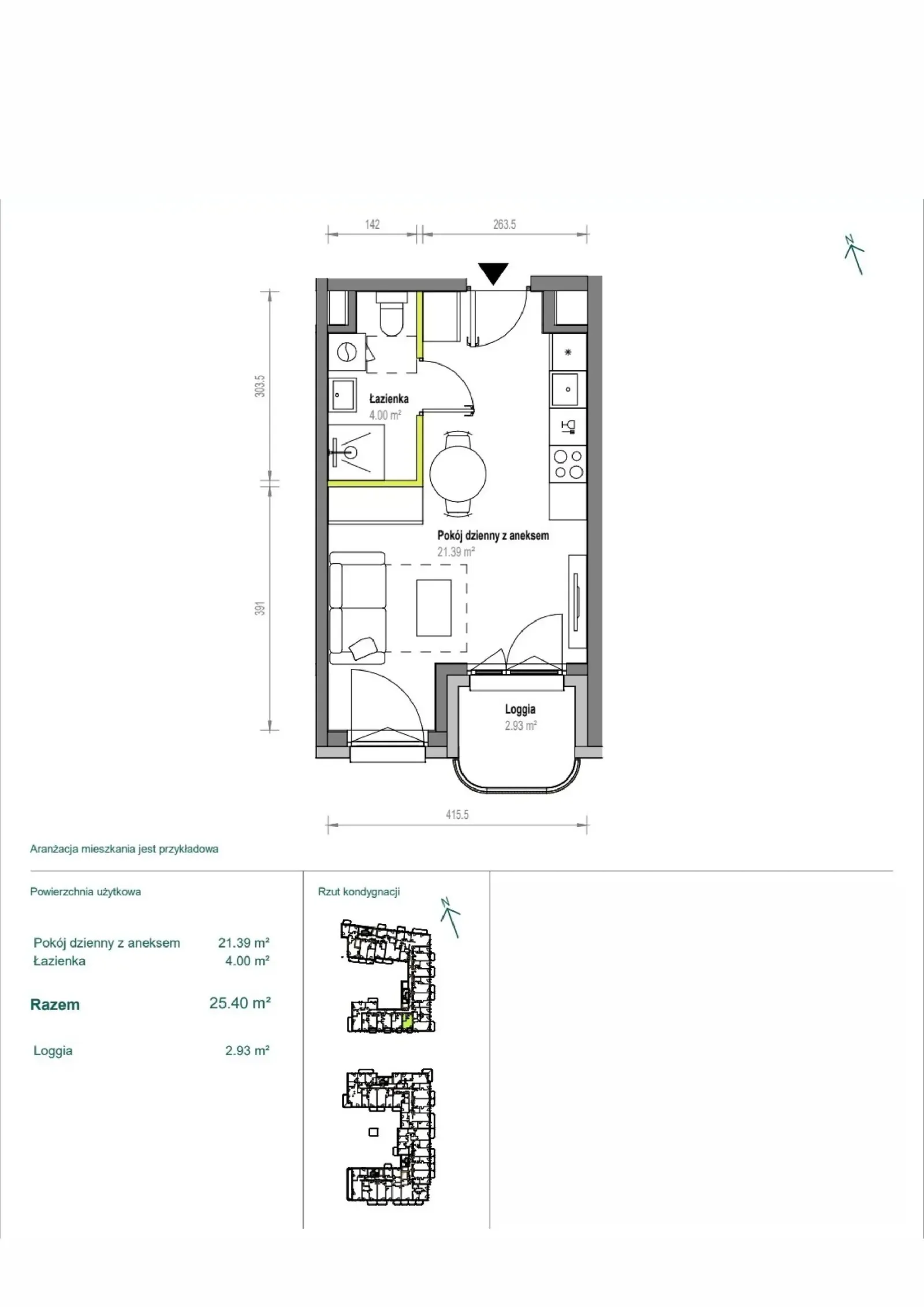 Floor plan: Apartment no. A/2/46