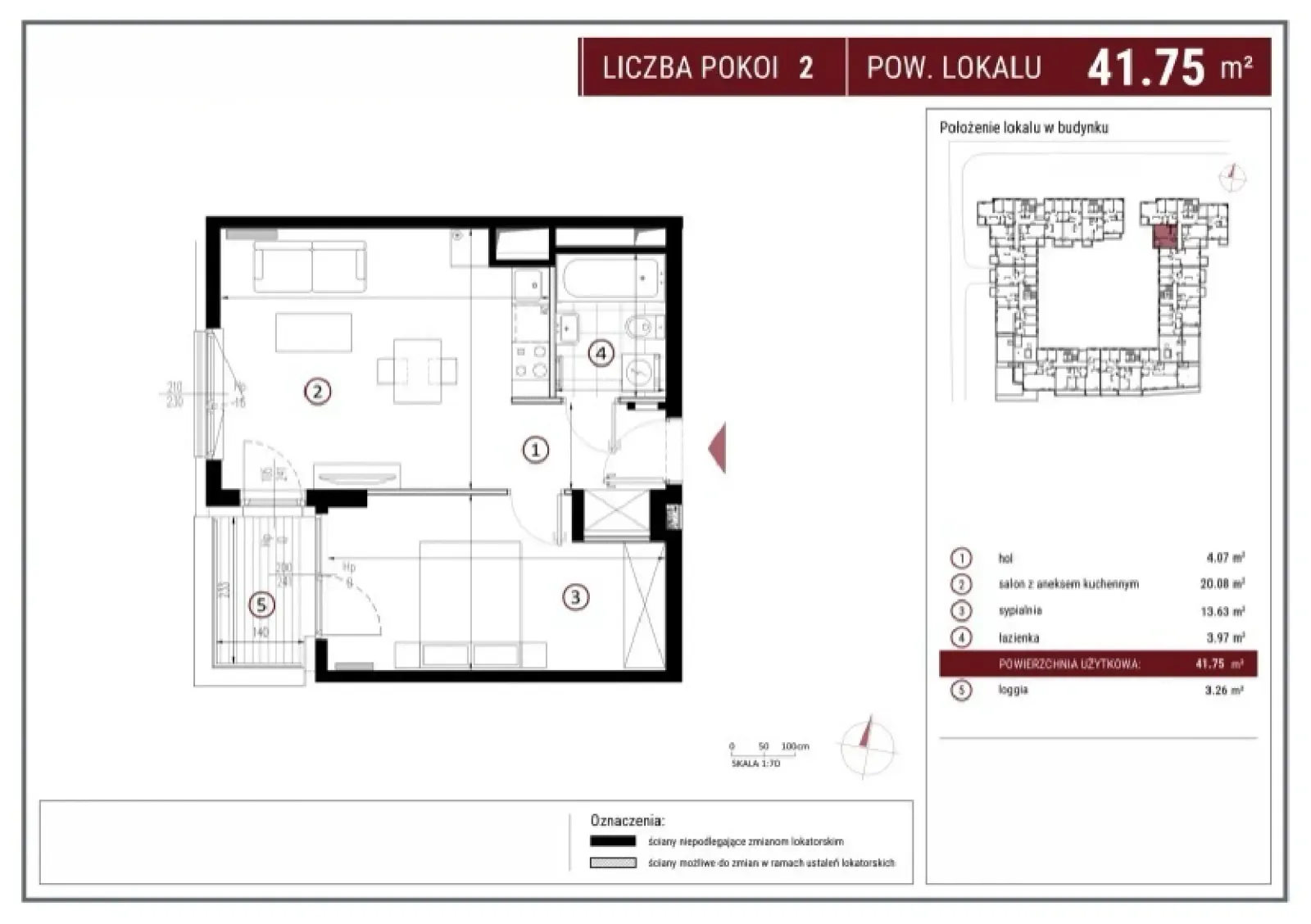 Floor plan: Apartment no. A/7/31