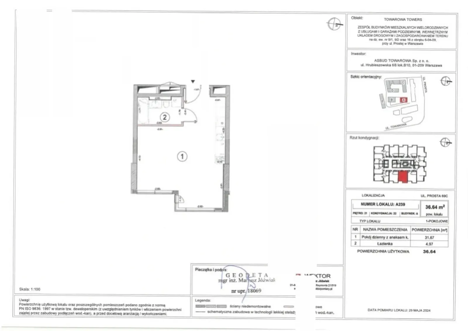 Floor plan: Apartment no. A.239