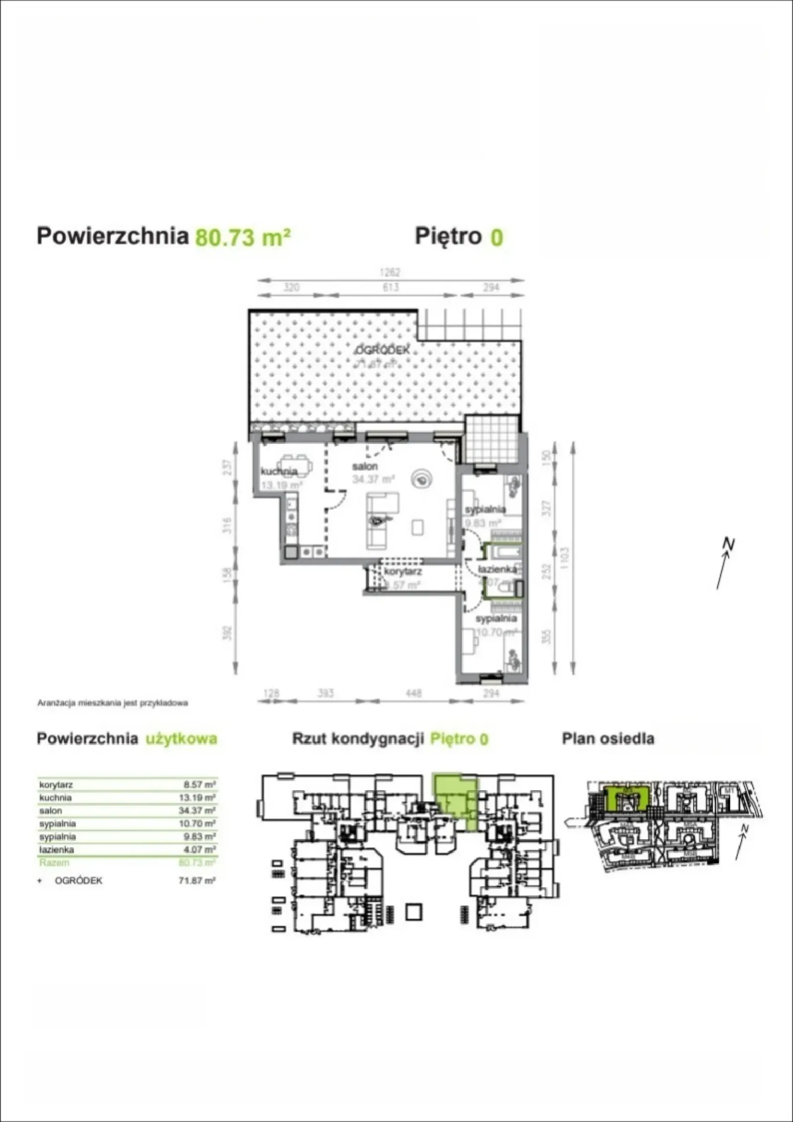 Rzut: Lokal M3/2/0/3, 3 pok.