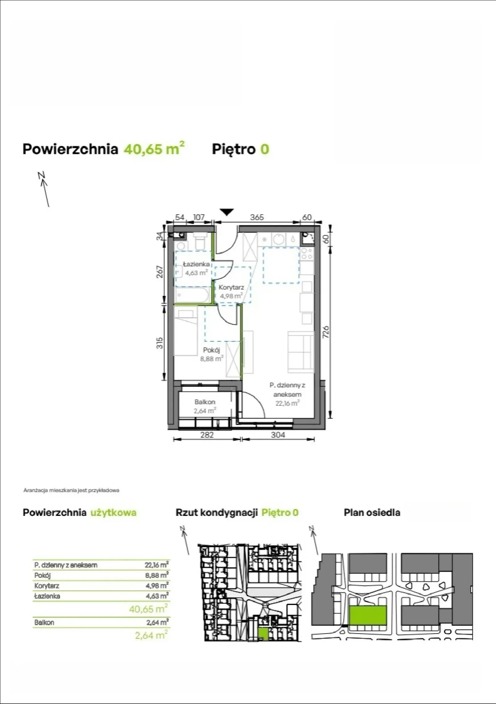 Rzut: Lokal C3/00/04, 2 pok.
