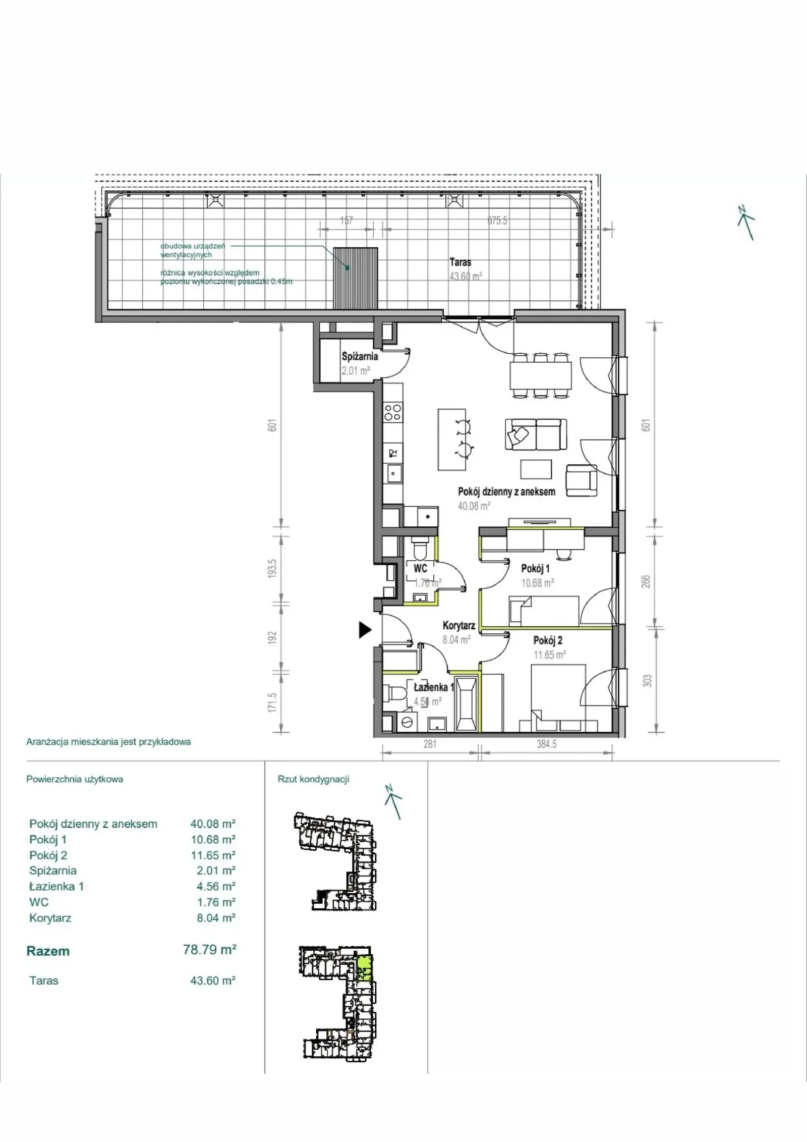 Floor plan: Apartment no. B/1/123