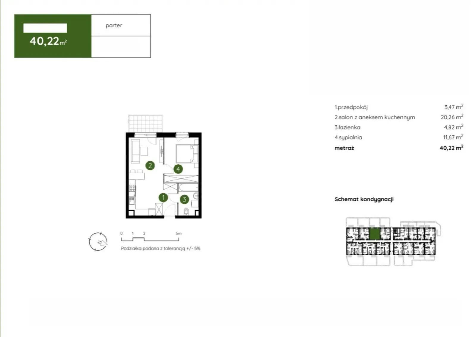 Rzut: Lokal 3.A.0.14, 2 pok.