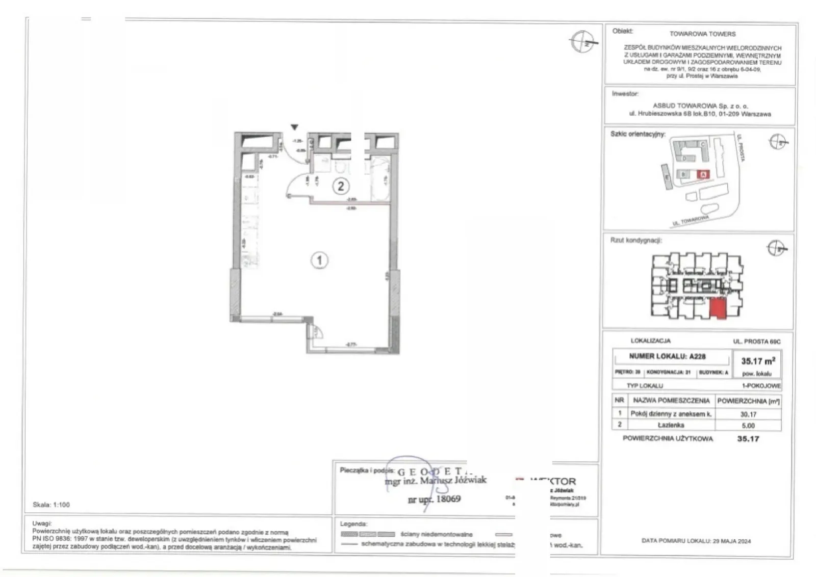 Floor plan: Apartment no. A.228