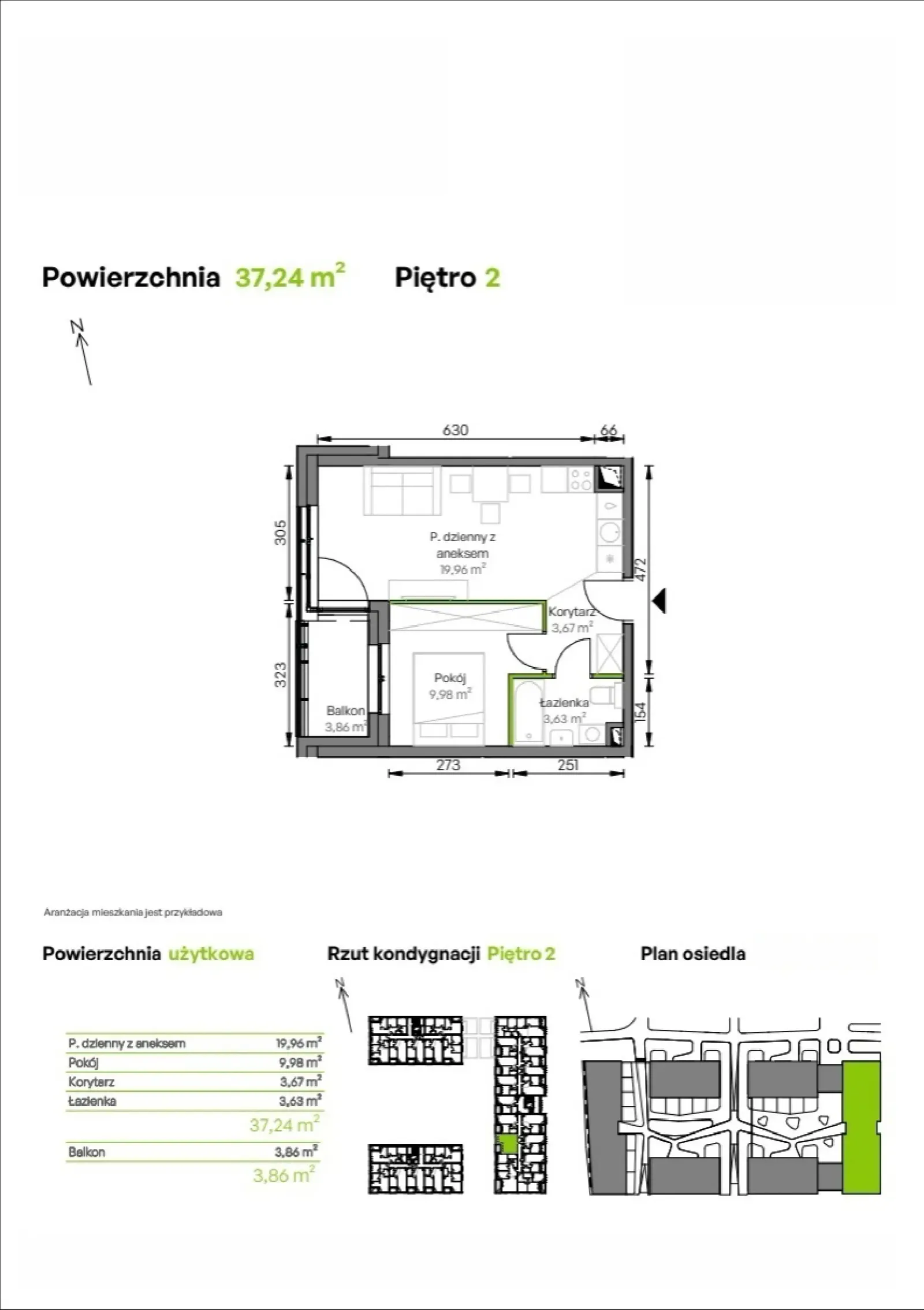 Rzut: Lokal D2/02/21, 2 pok.