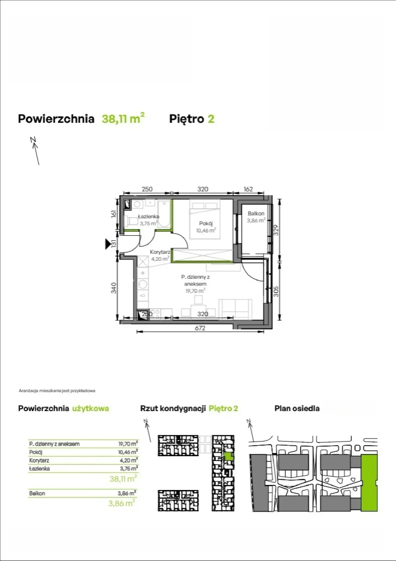 Rzut: Lokal D2/02/29, 2 pok.