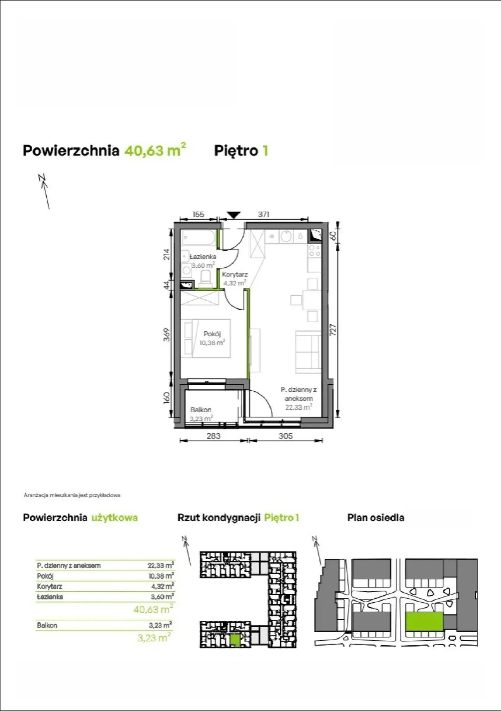 Rzut: Lokal B3/01/08, 2 pok.