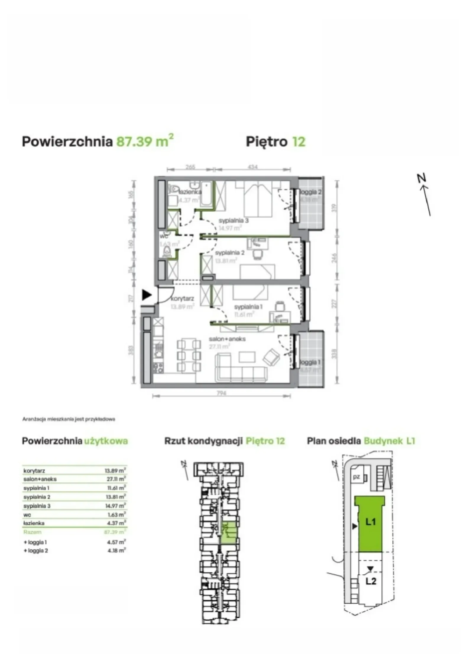Планування: Квартира № L1/12/121