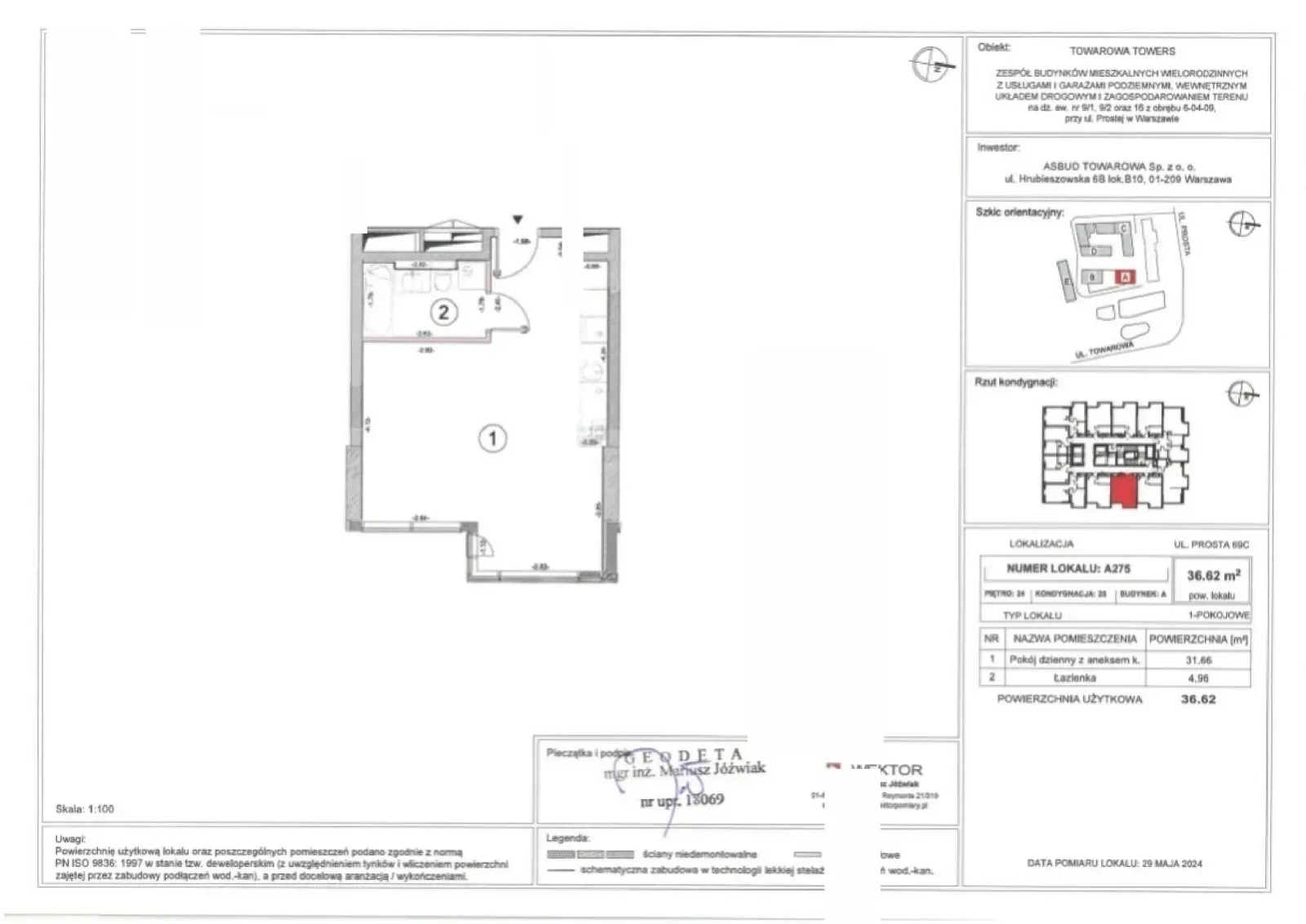 Floor plan: Apartment no. A.275