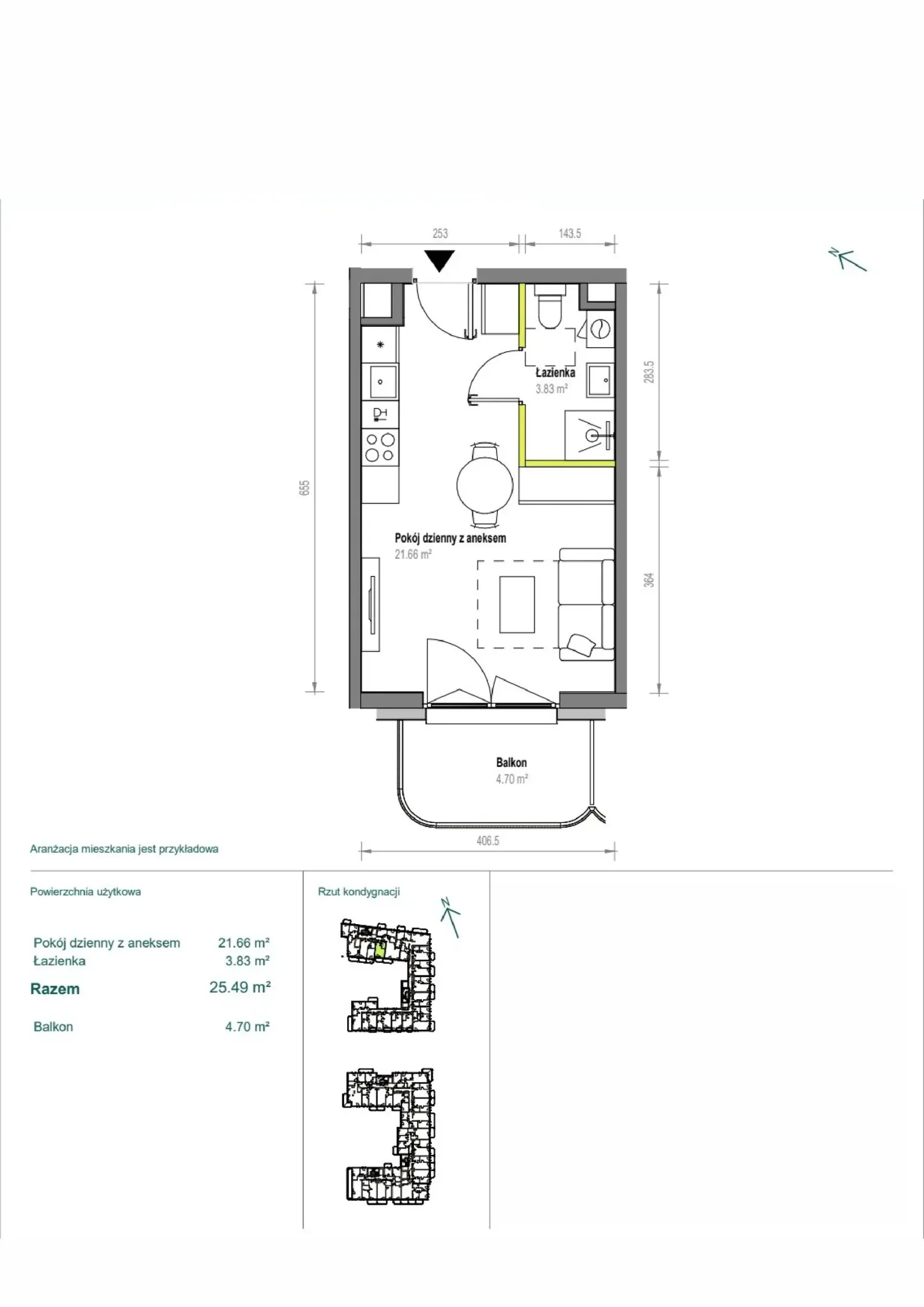 Floor plan: Apartment no. A/1/10