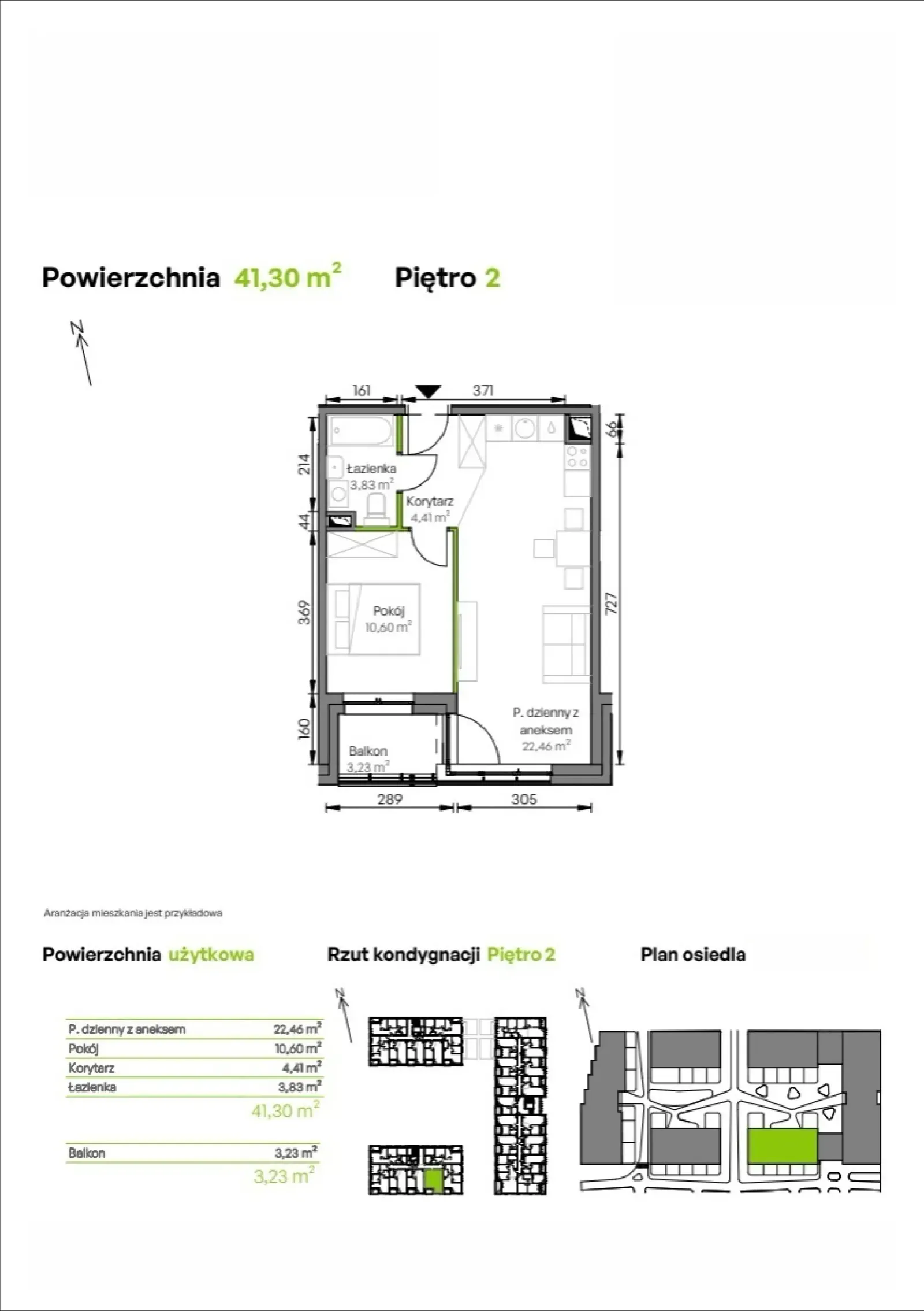 Rzut: Lokal B3/02/15, 2 pok.