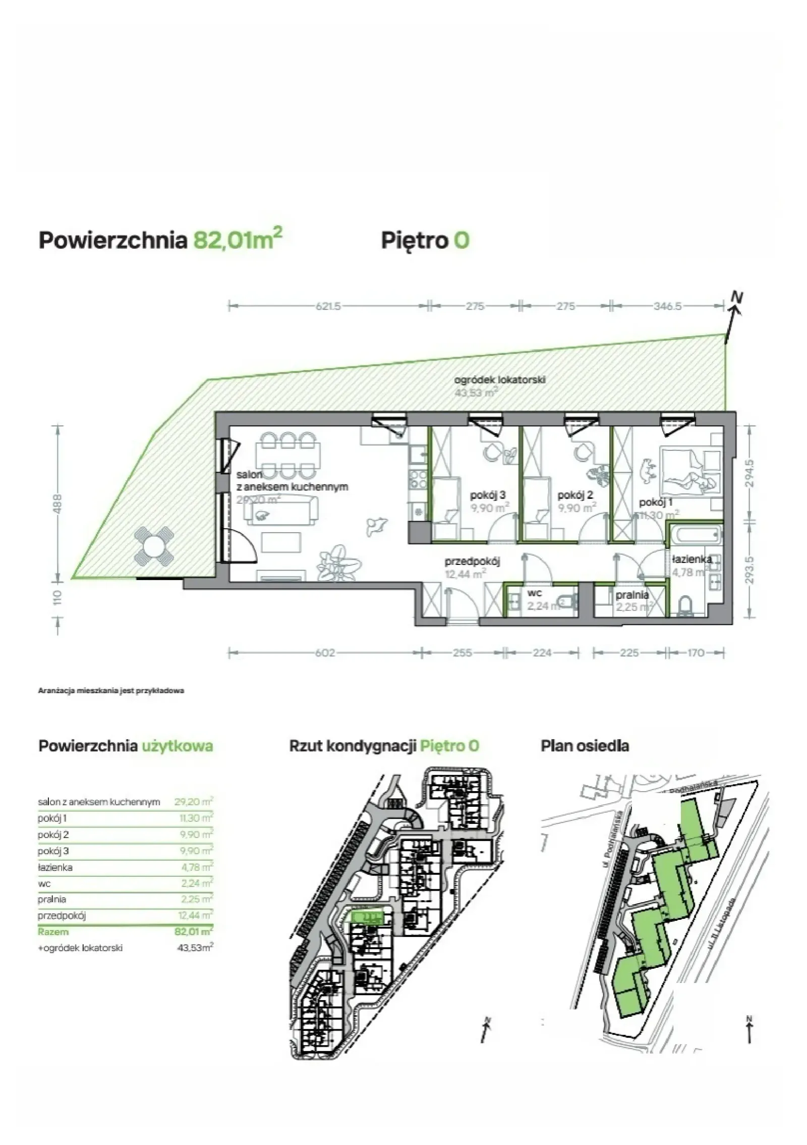 Rzut: Lokal B/KL5/0/01, 4 pok.