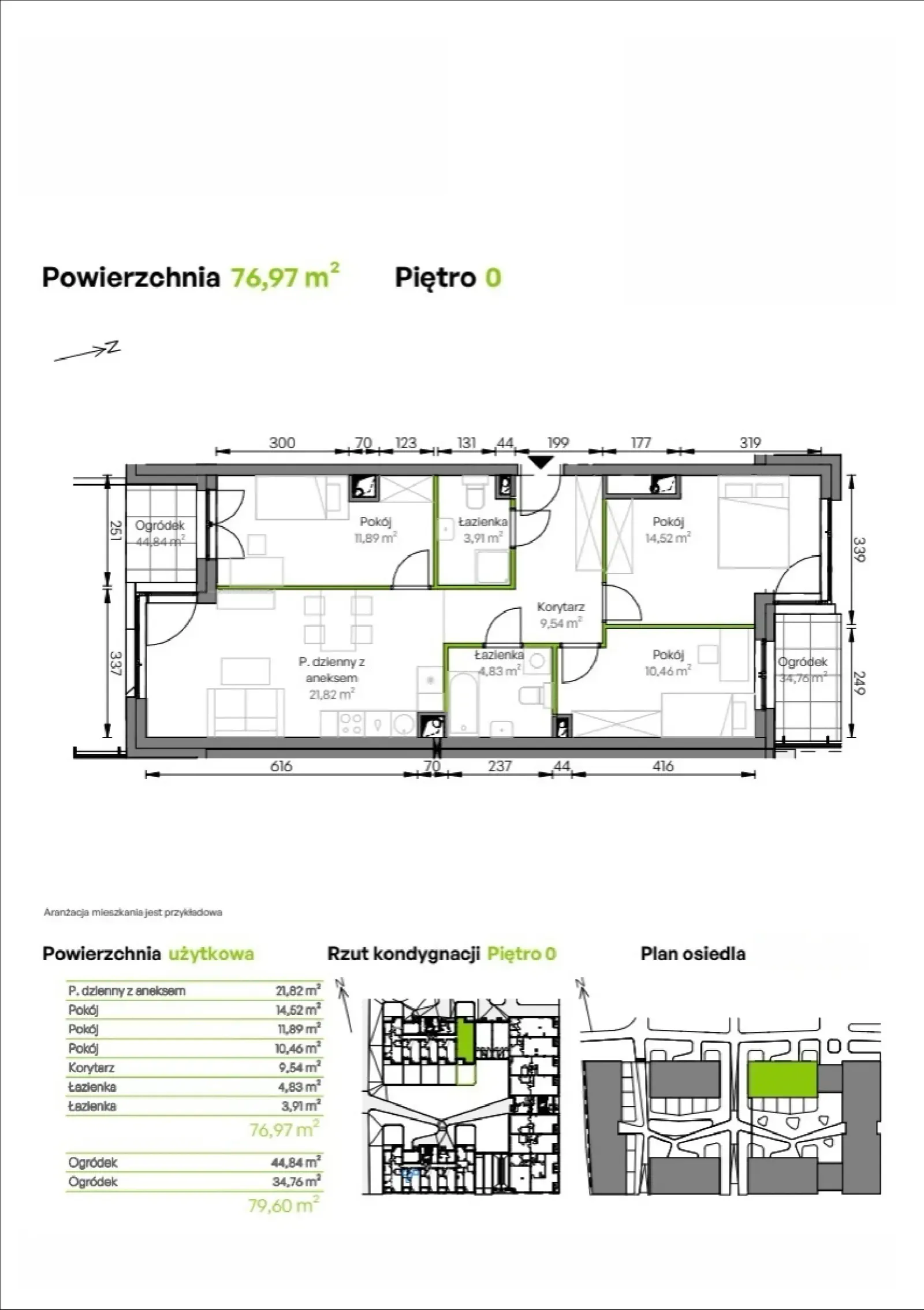 Rzut: Lokal D1/00/01, 4 pok.