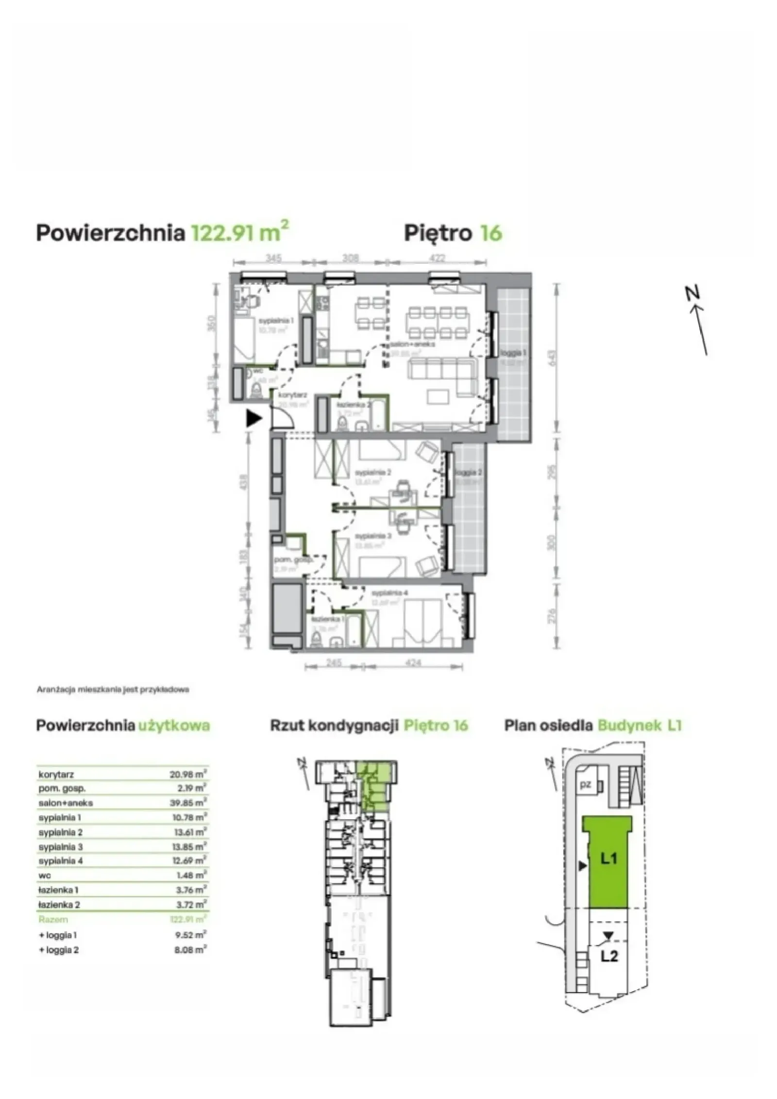Планування: Квартира № L1/16/150