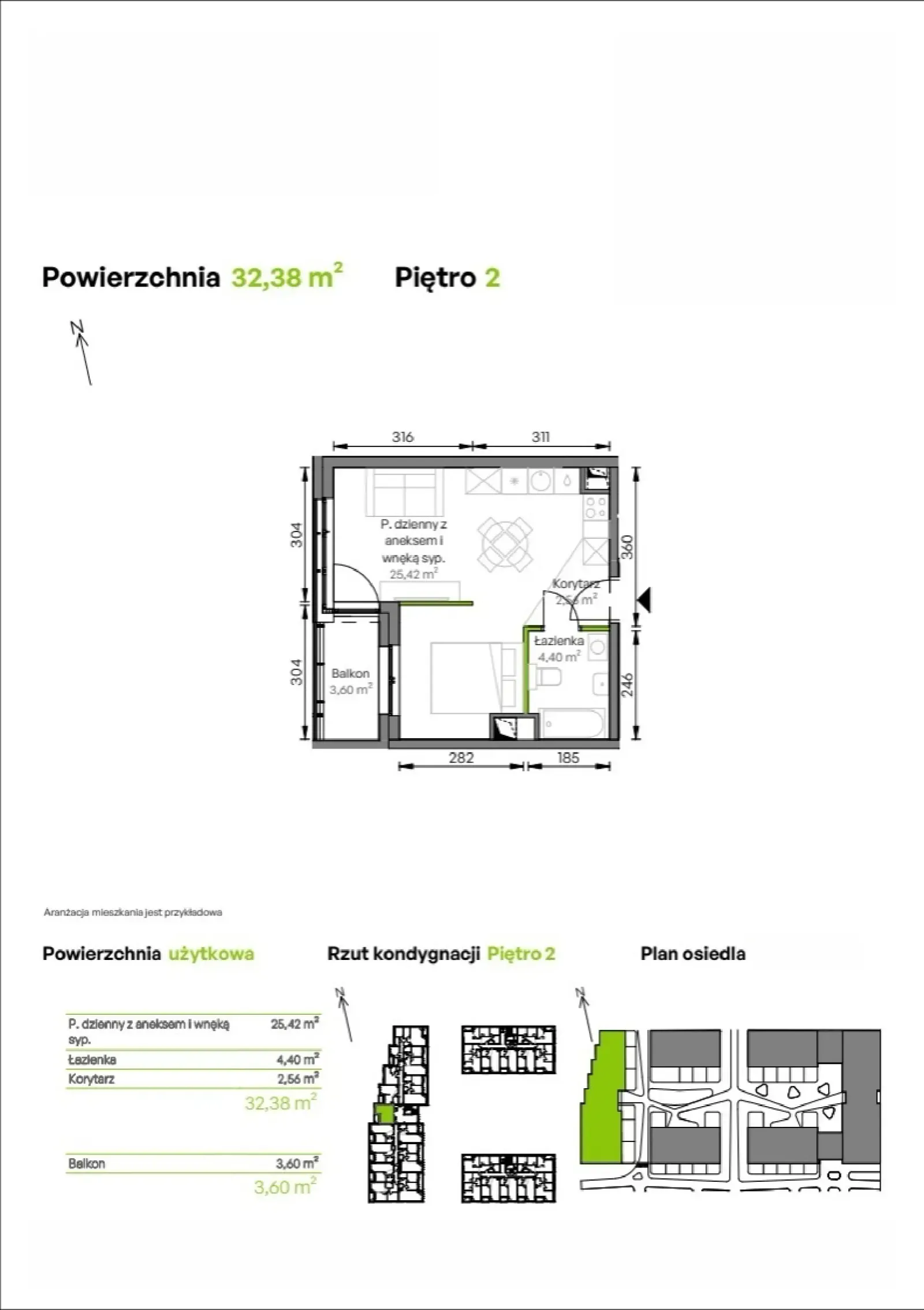 Rzut: Lokal A1/02/31, 1 pok.